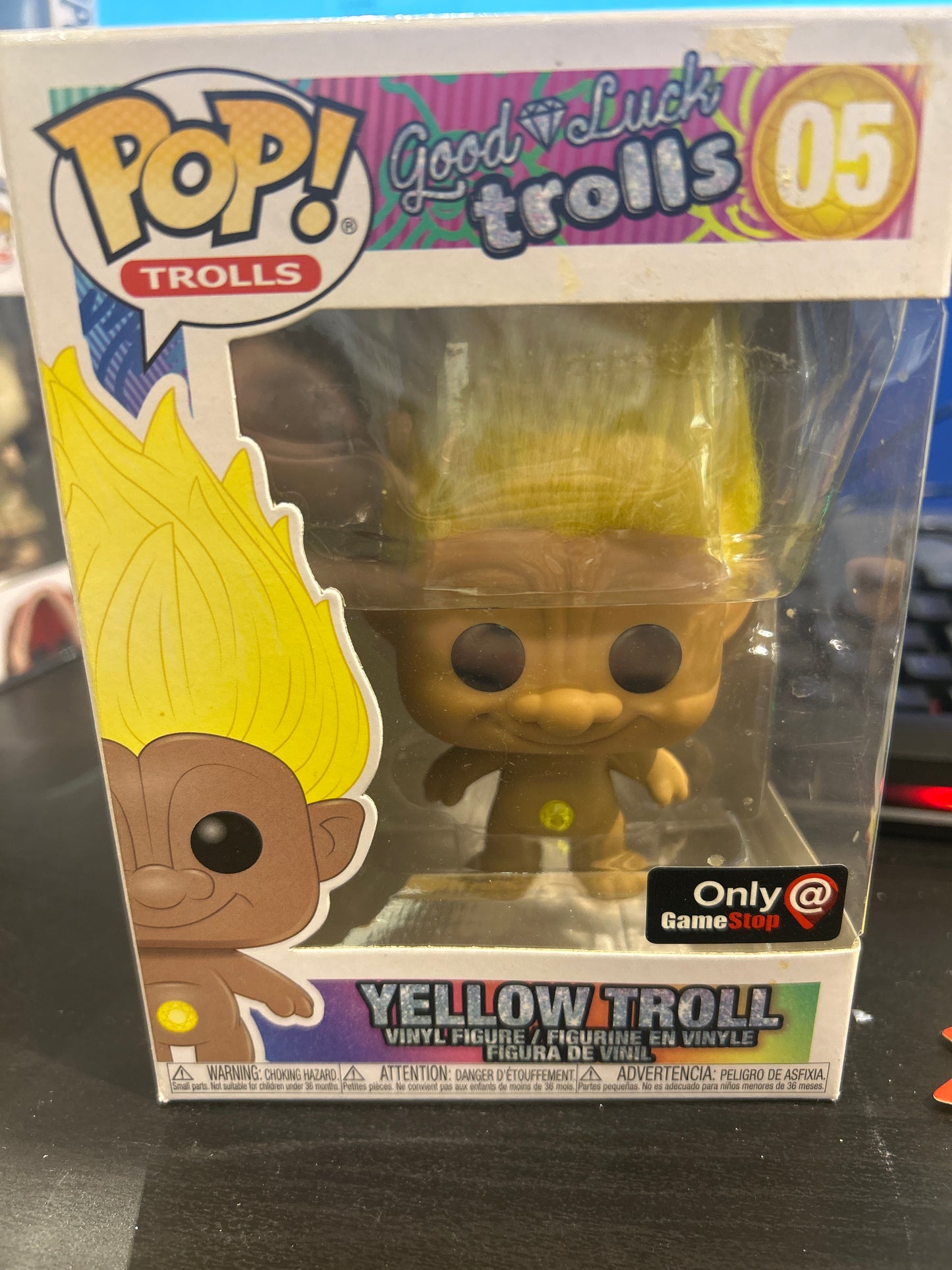 POP! GOOD LUCK TROLLS 05 YELLOW TROLL