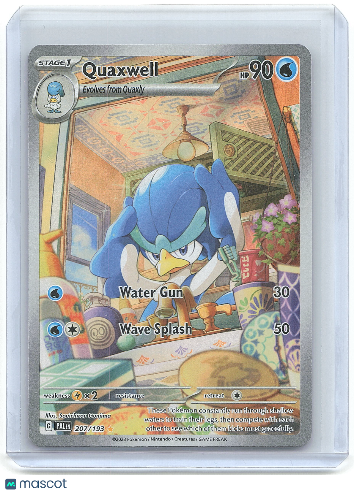 Pokemon Quaxwell 2022 Pokemon #207/193