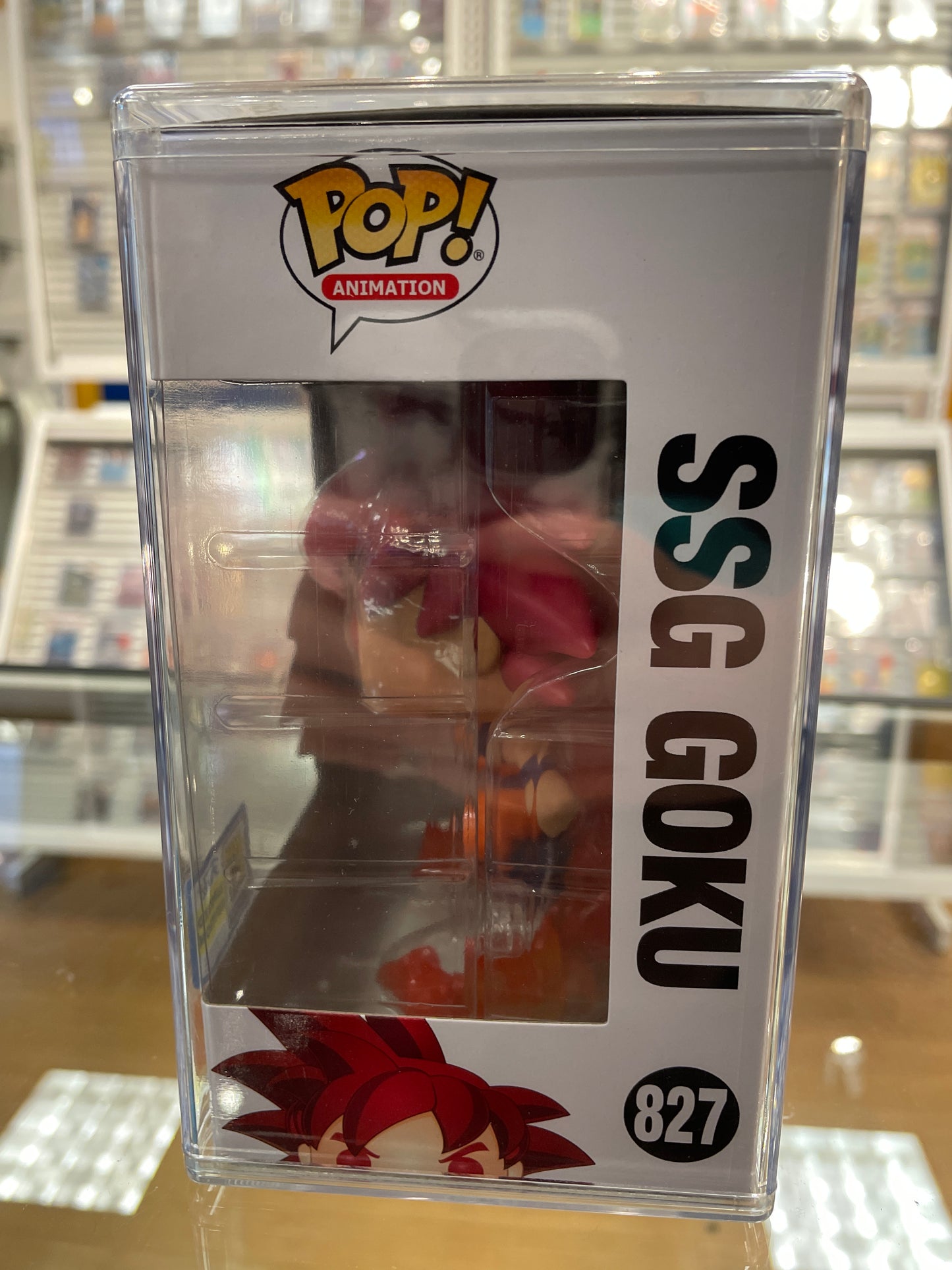 Funko Dragon Ball Z Super SSG: Goku #827 (Very Good) SDCC 2020 Limited Edition