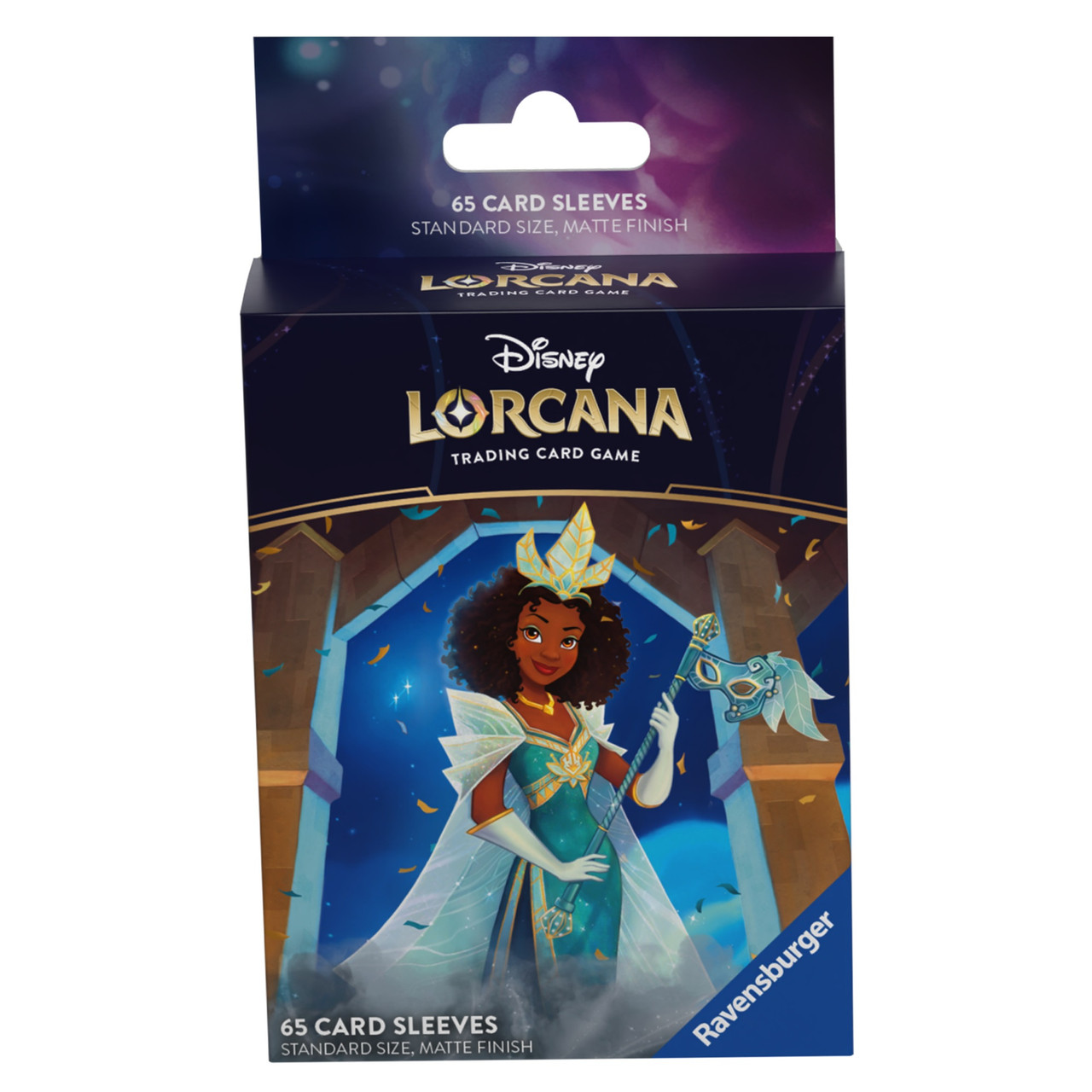 Lorcana Standard 20 Pt. (Tiana, Celebrating Princess) Card Sleeves 65 Ct