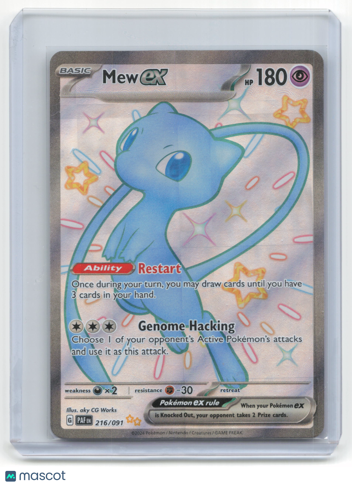 2023 Pokemon TCG Mew EX Paldean Fates #216/091