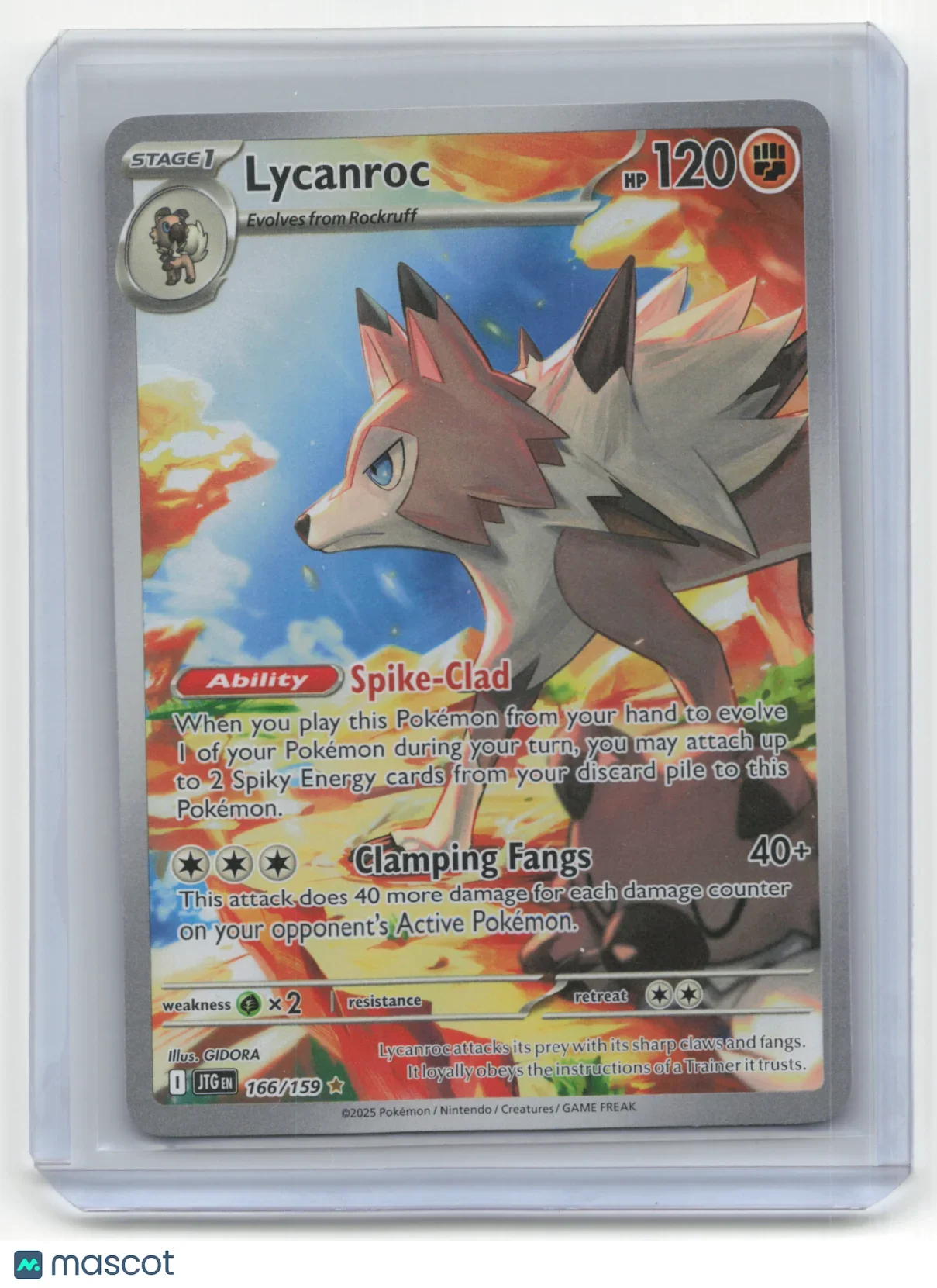 2025 Pokemon TCG Lycanroc Journey Together #166/159 - Papa Joey's Collectibles