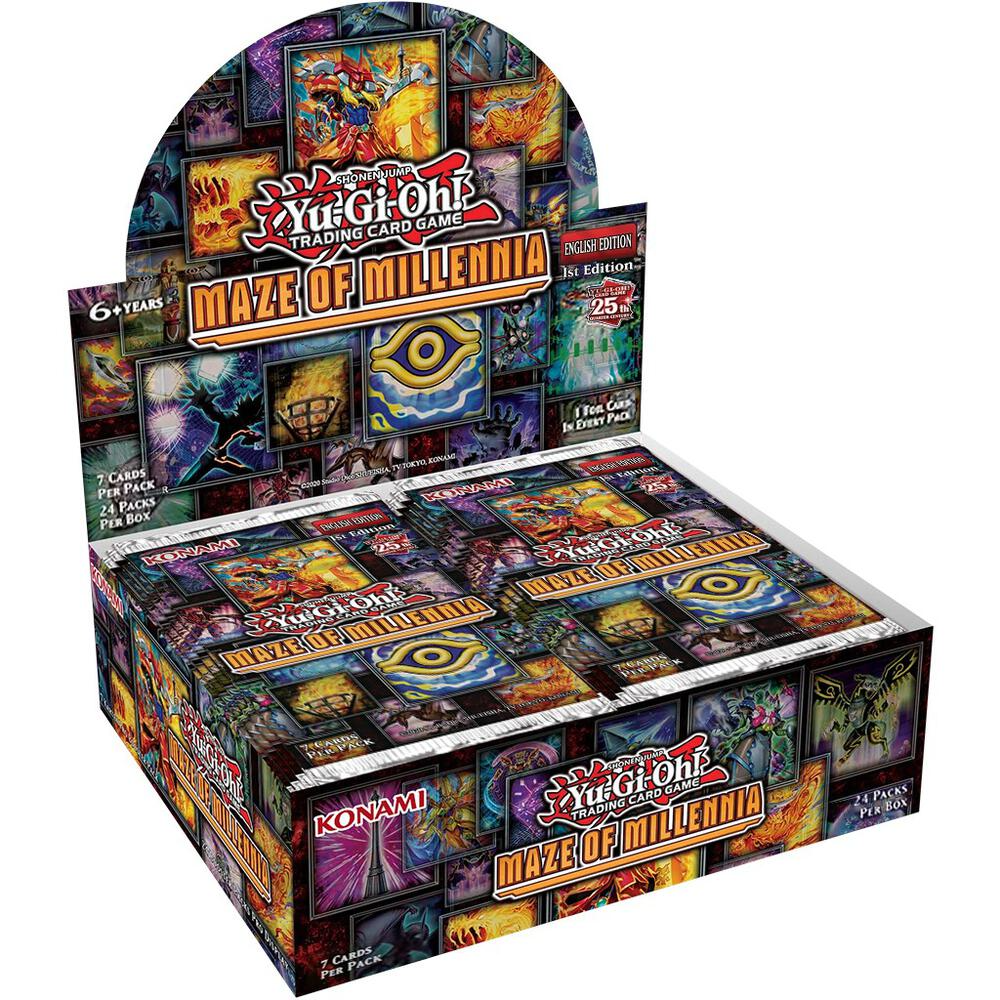 2024 YuGiOh! Maze of Millennia 1st Edition 25th Quarter Century Booster Pack