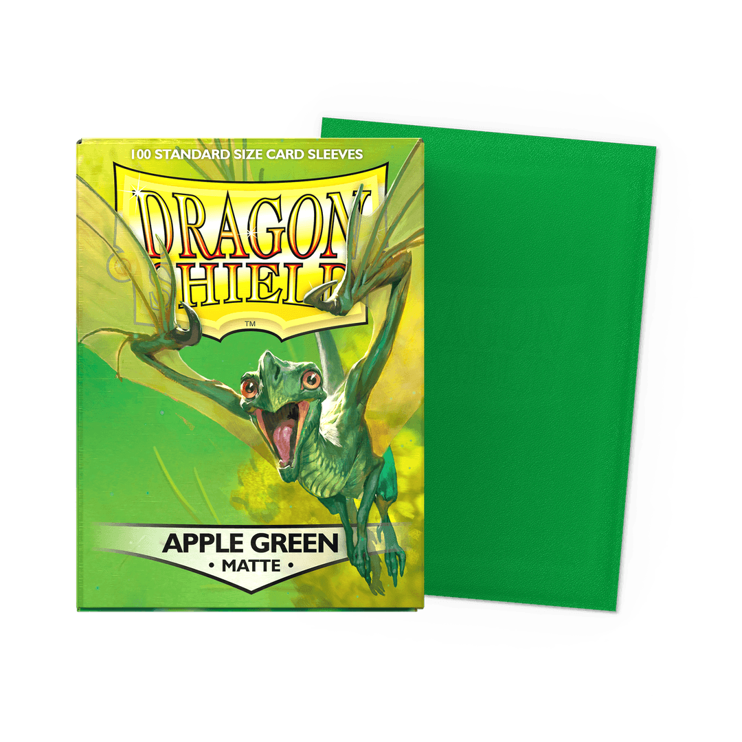 Dragon Shield Standard 20 Pt. Apple Green Matte Card Sleeves