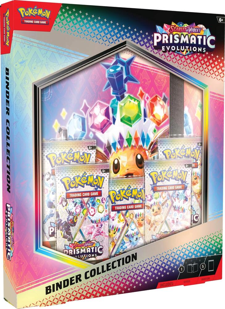 2025 Pokemon Scarlet & Violet Prismatic Evolutions Binder Collection
