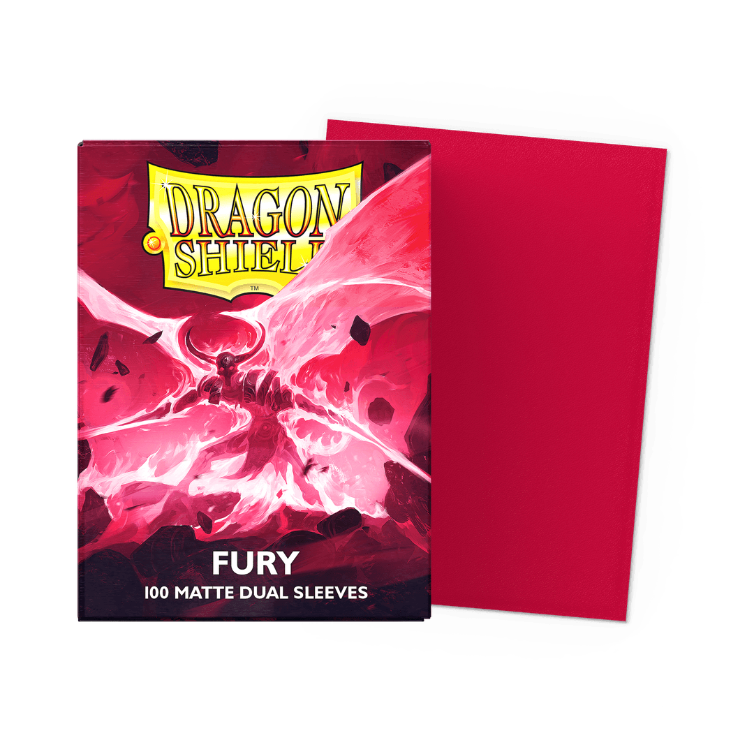 Dragon Shield Standard 20 Pt. Fury Matte Card Sleeves 100 Ct