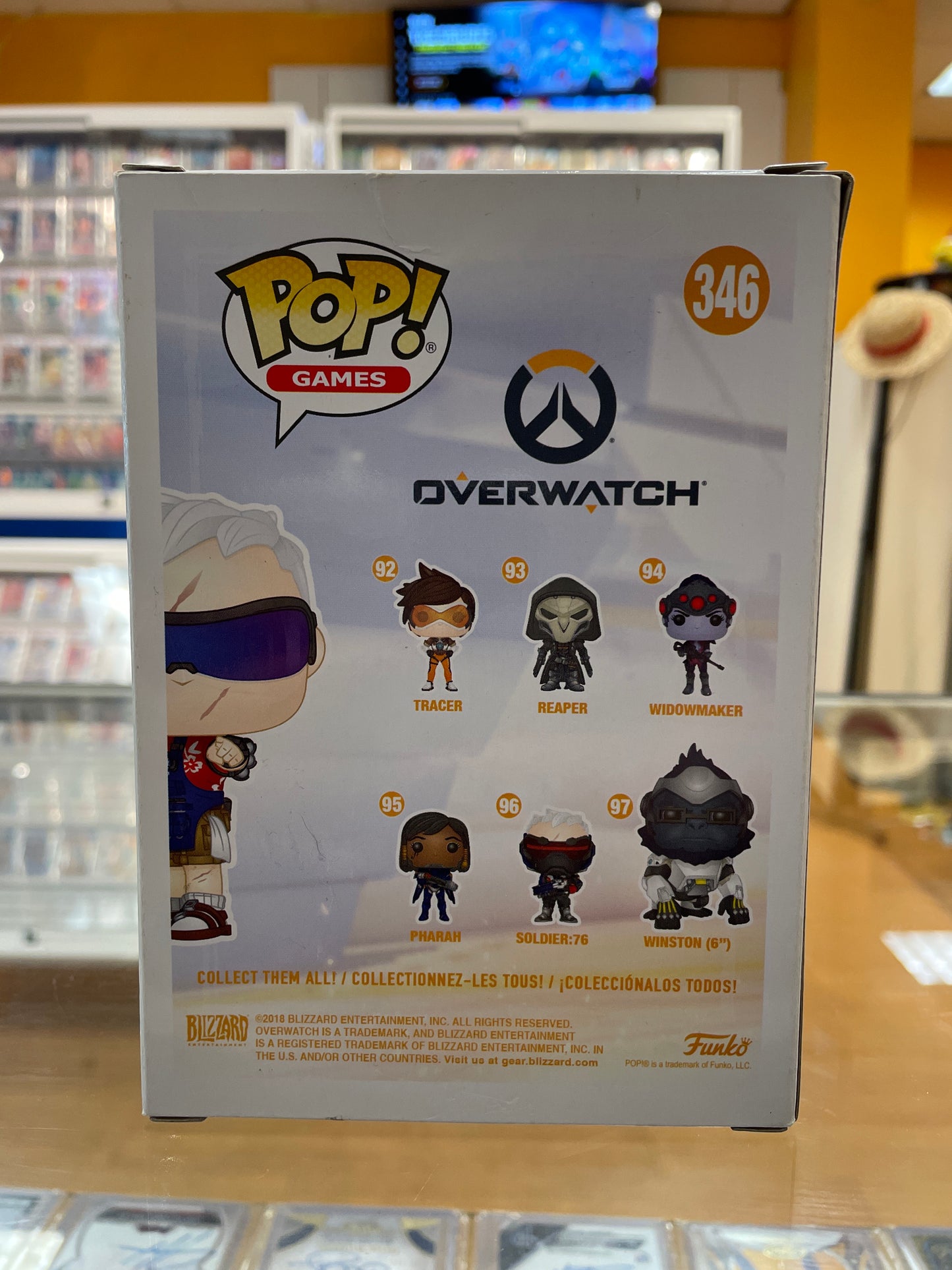 Funko Overwatch Soldier: 76 #346 (Okay) '18 Summer Convention Exclusive