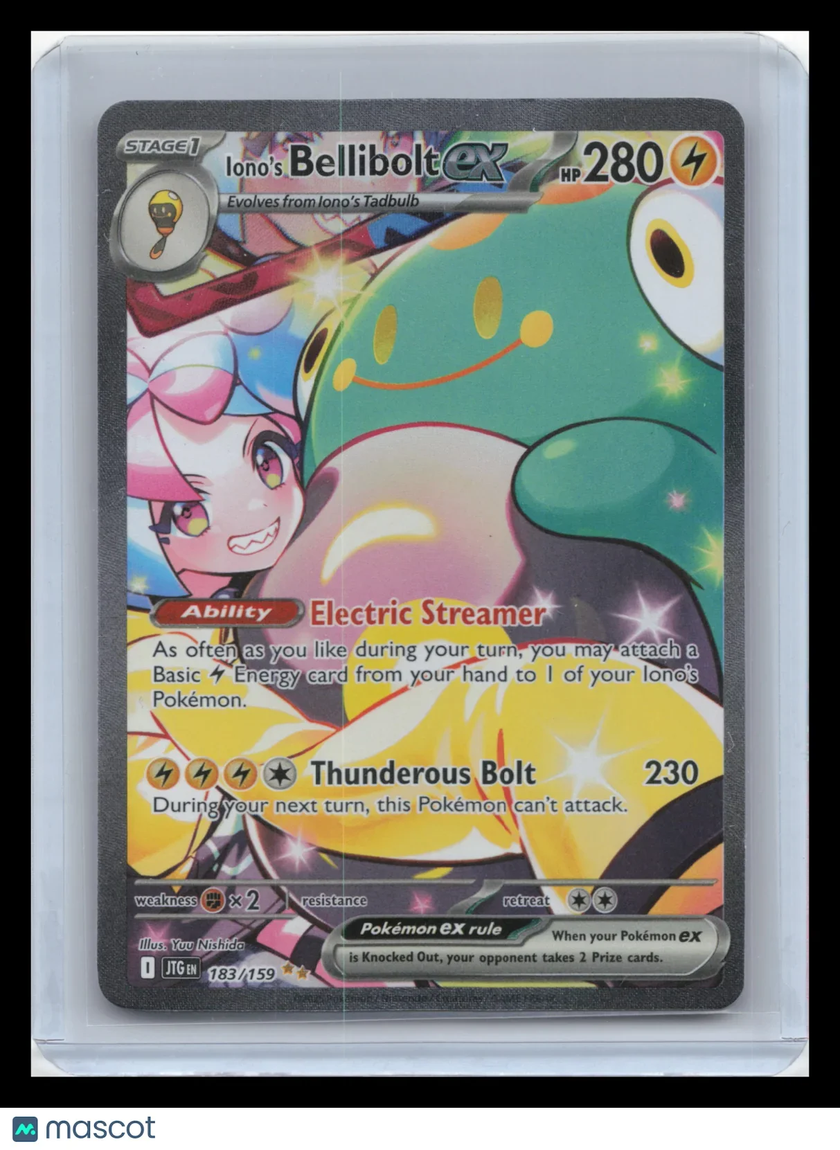 2025 Pokemon Iono's Bellibolt EX Journey Together #183/159 - Papa Joey's Collectibles