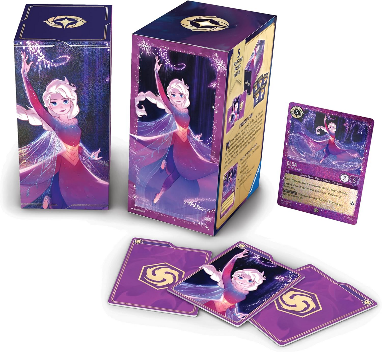 2025 Disney Lorcana TCG: Fabled "Frozen Fun" Elsa Gift Box
