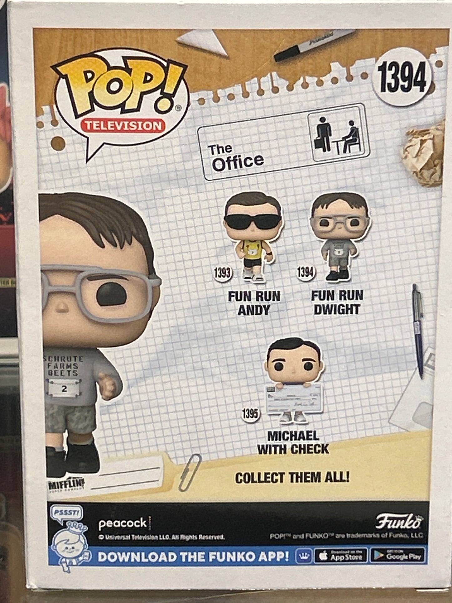 FunkoThe Office (US) Fun Run Dwight # Very Good