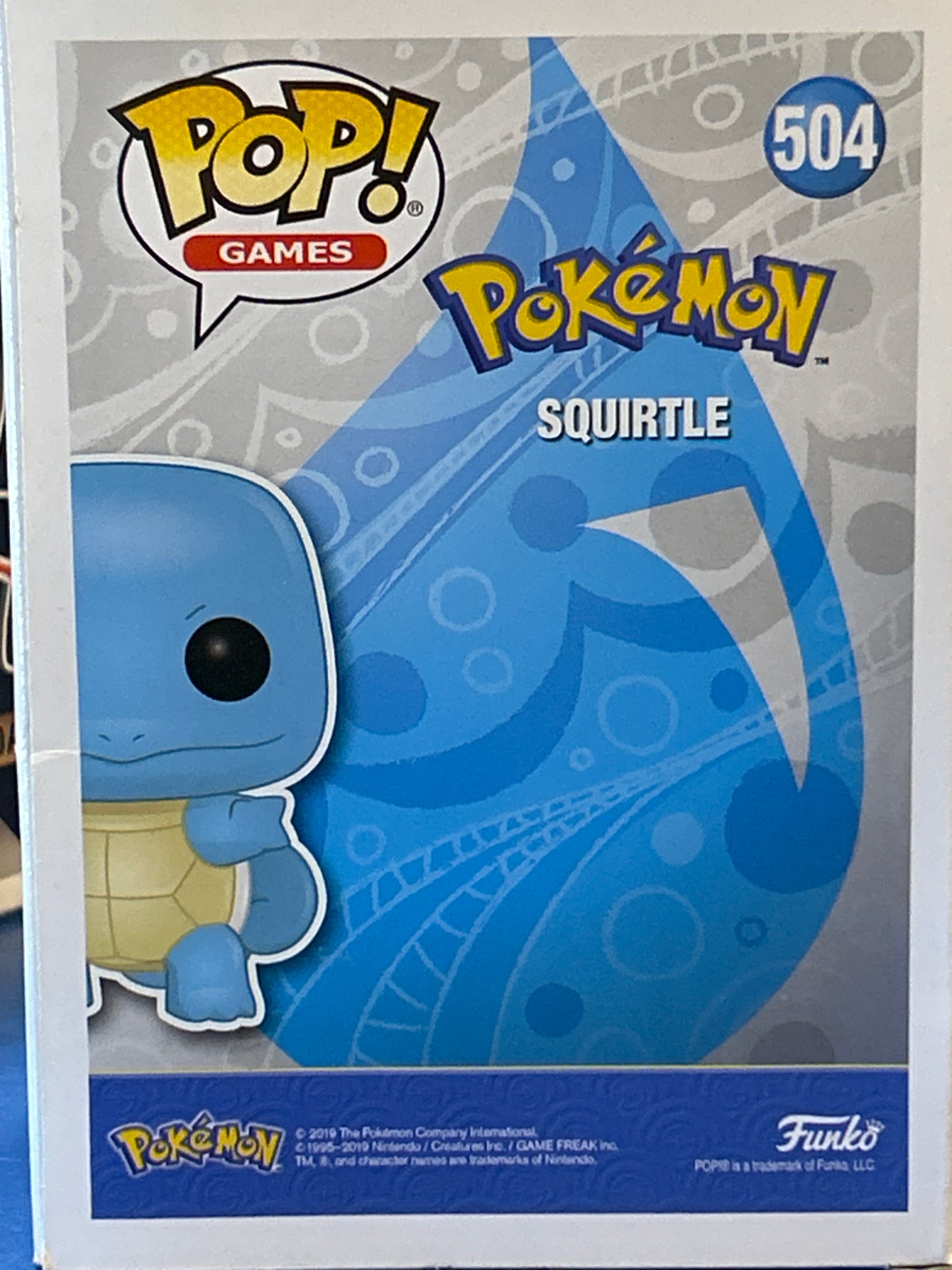 Funko Pokemon Squirtle #504 (Very Good)