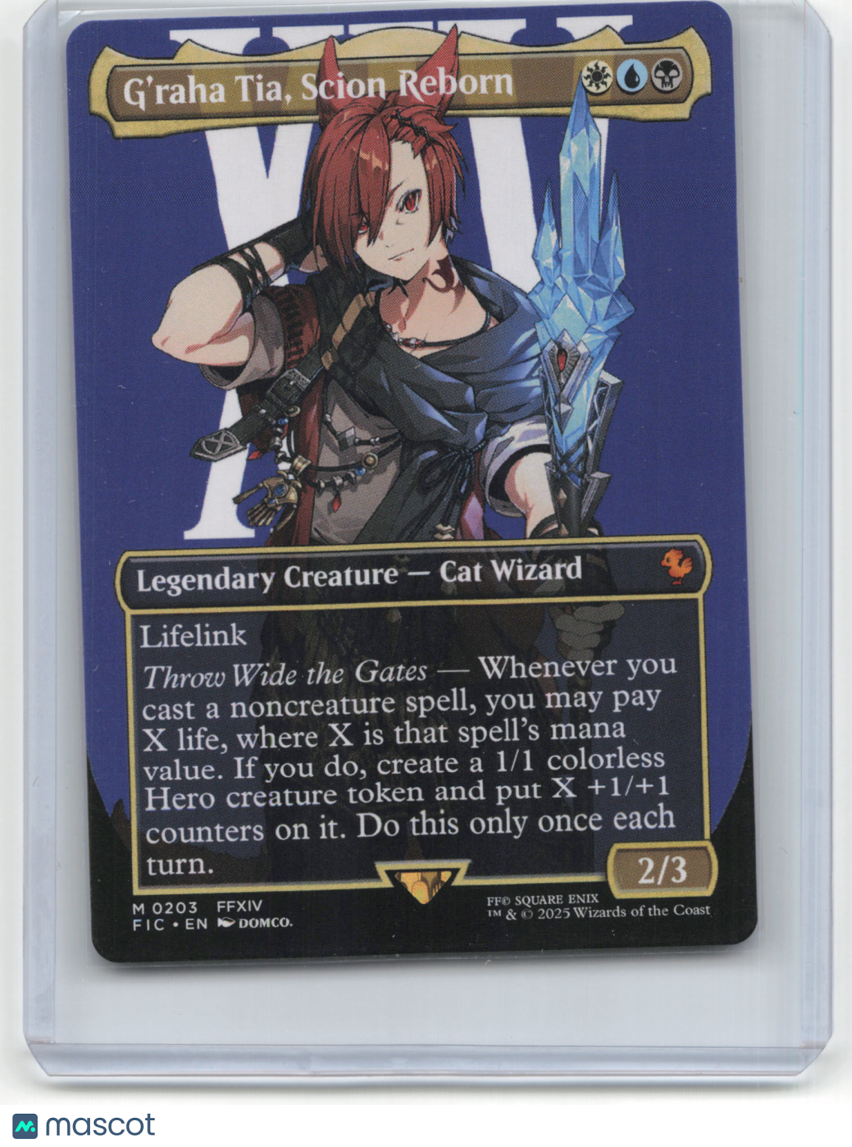 2025 Magic: The Gathering G'raha Tia, Scion, Reborn Final Fantasy #M 0203