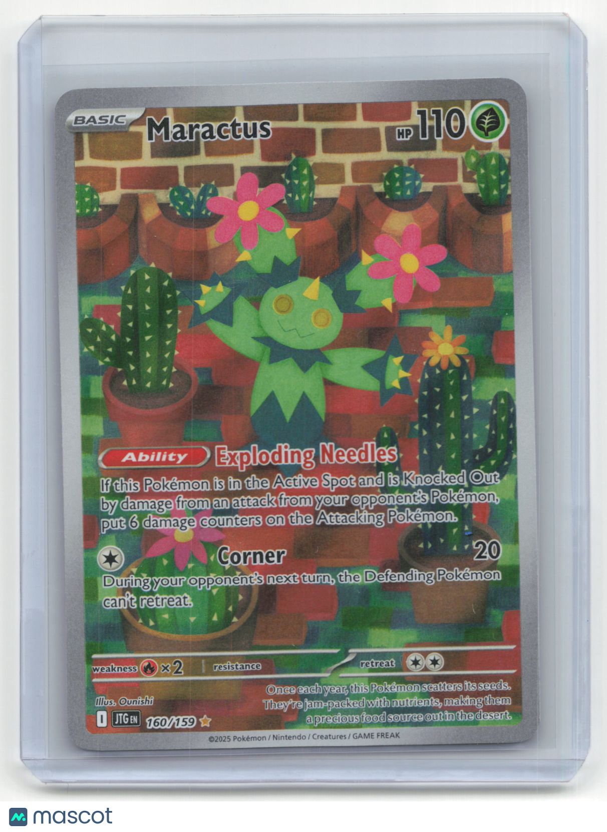 2025 Pokemon TCG Maractus Journey Together #160/159