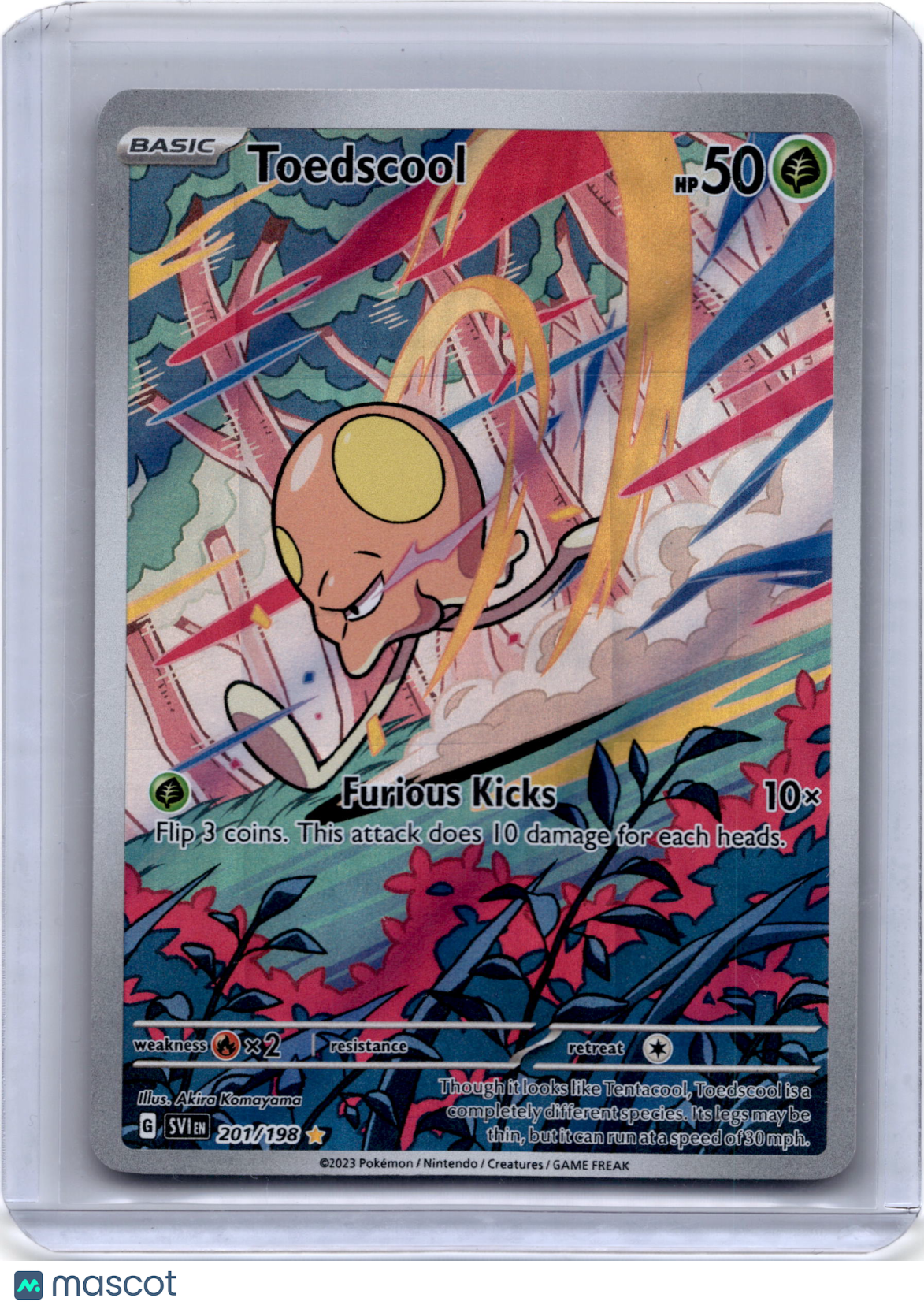 2023 Pokemon Toedscool Scarlet & Violet #201/198