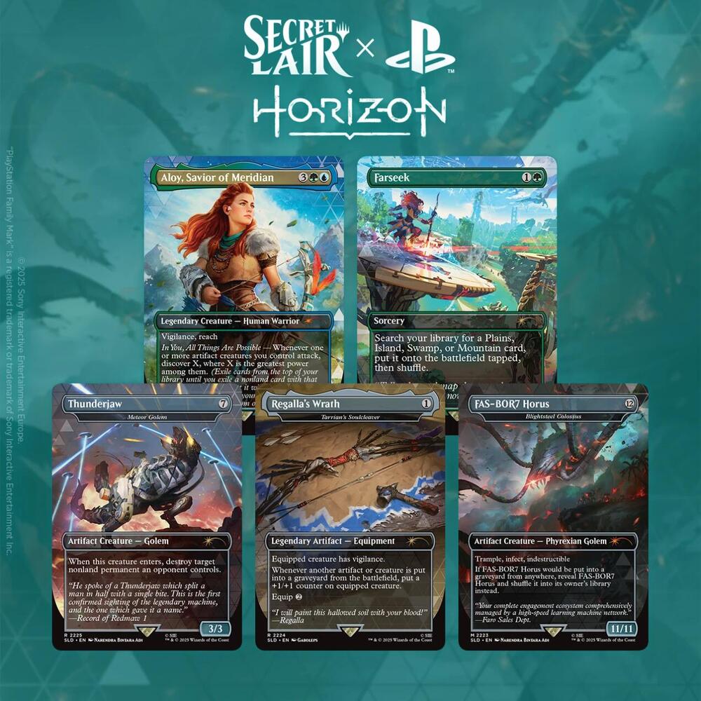 2025 Magic: The Gathering Secret Lair Horizon Into the Forbidden West Non-Foil Edition Box
