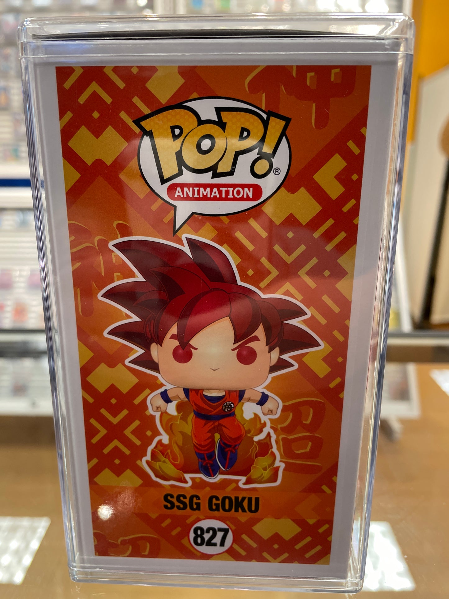 Funko Dragon Ball Z Super SSG: Goku #827 (Very Good) SDCC 2020 Limited Edition