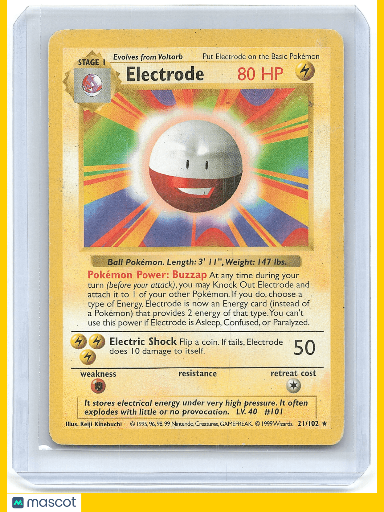 1999 Pokemon Electrode #21/102