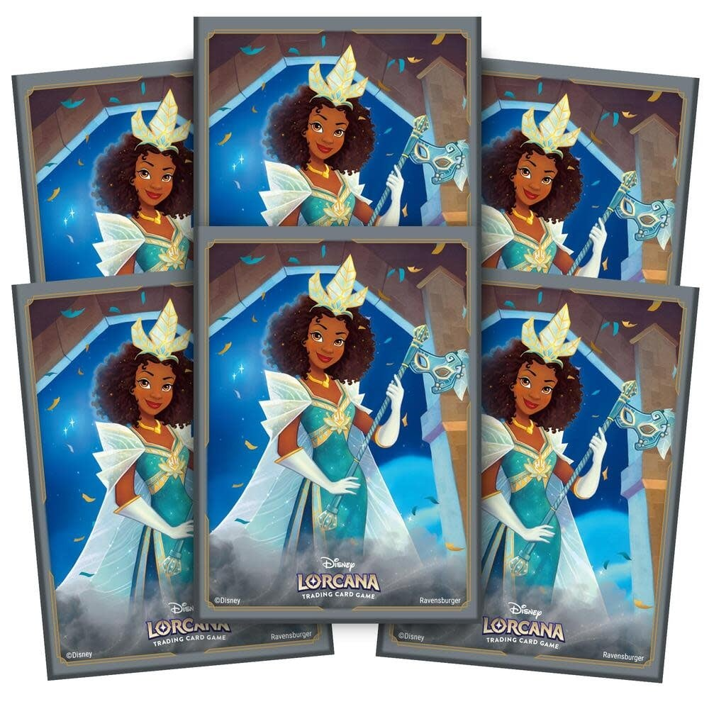 Lorcana Standard 20 Pt. (Tiana, Celebrating Princess) Card Sleeves 65 Ct