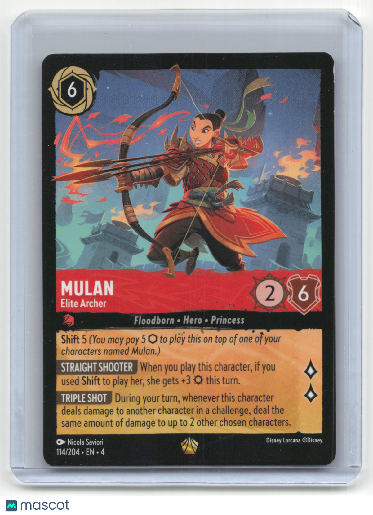 2024 Lorcana Mulan Ursula's Return #114/204