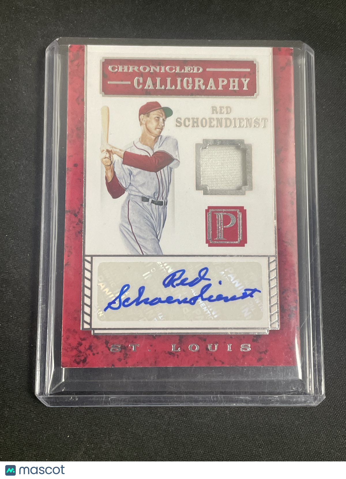 2016 Panini Pantheon Baseball Baseball Red Schoendienst 126/199 #CC-RS