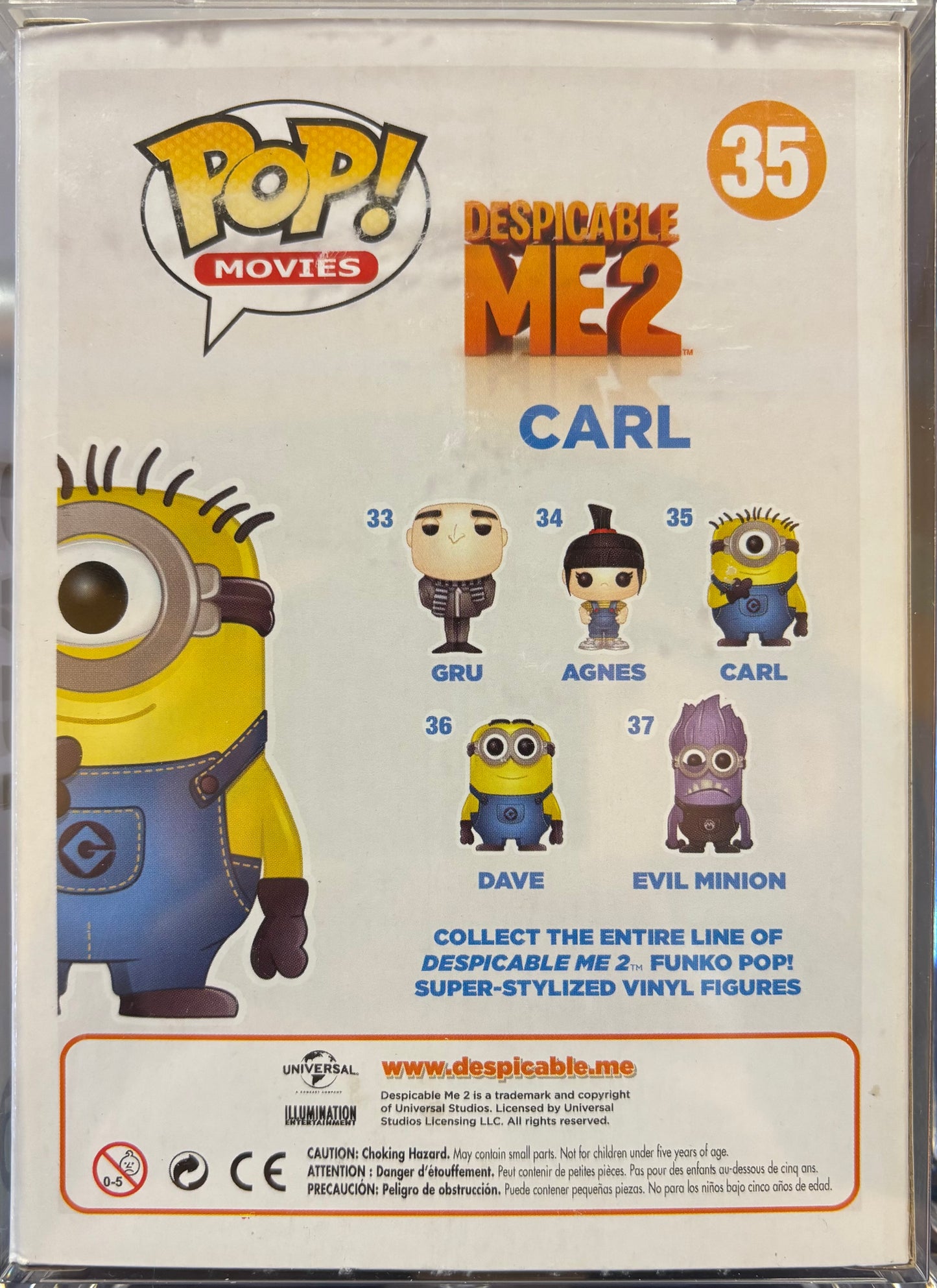 Funko Despicable Me 2 Carl #35 (Very Good) SDCC Exclusive, GITD