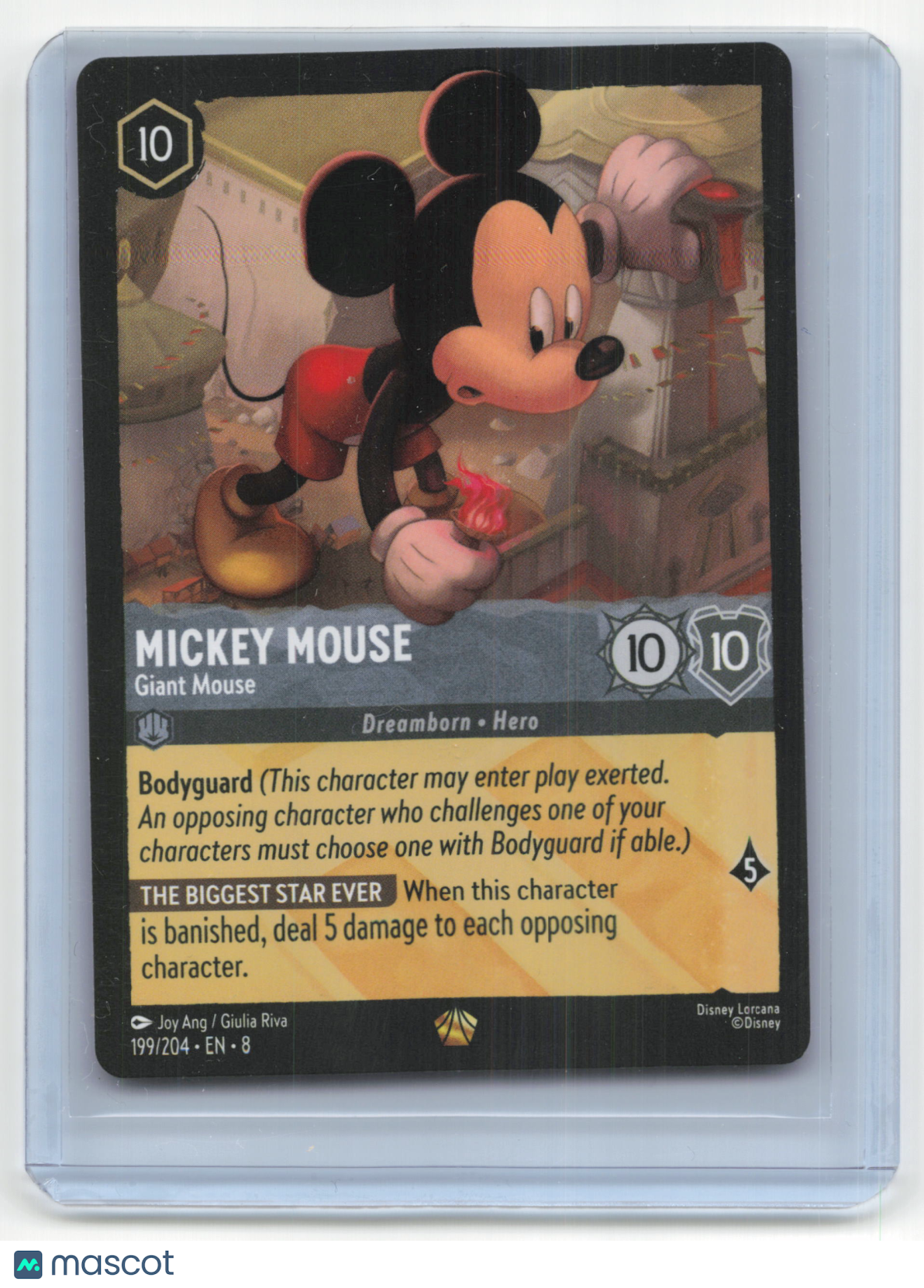 2025 Lorcana Mickey Mouse Reign of Jafar #199/204