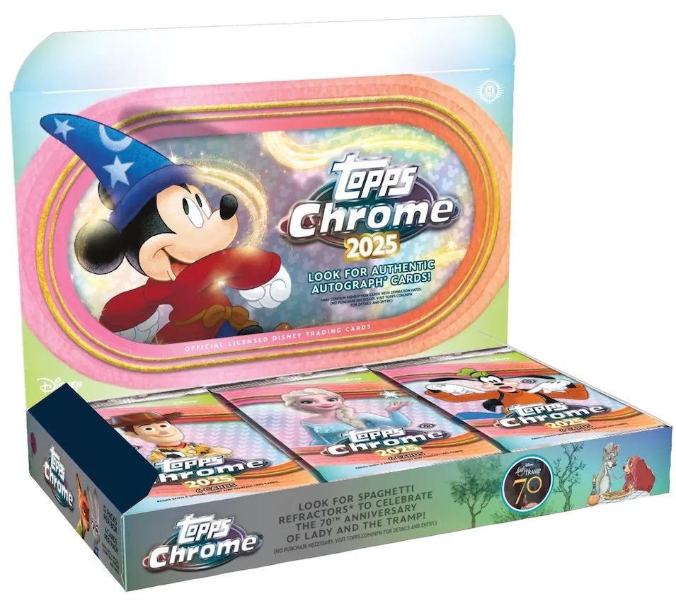2025 Topps Chrome Disney Hobby Pack