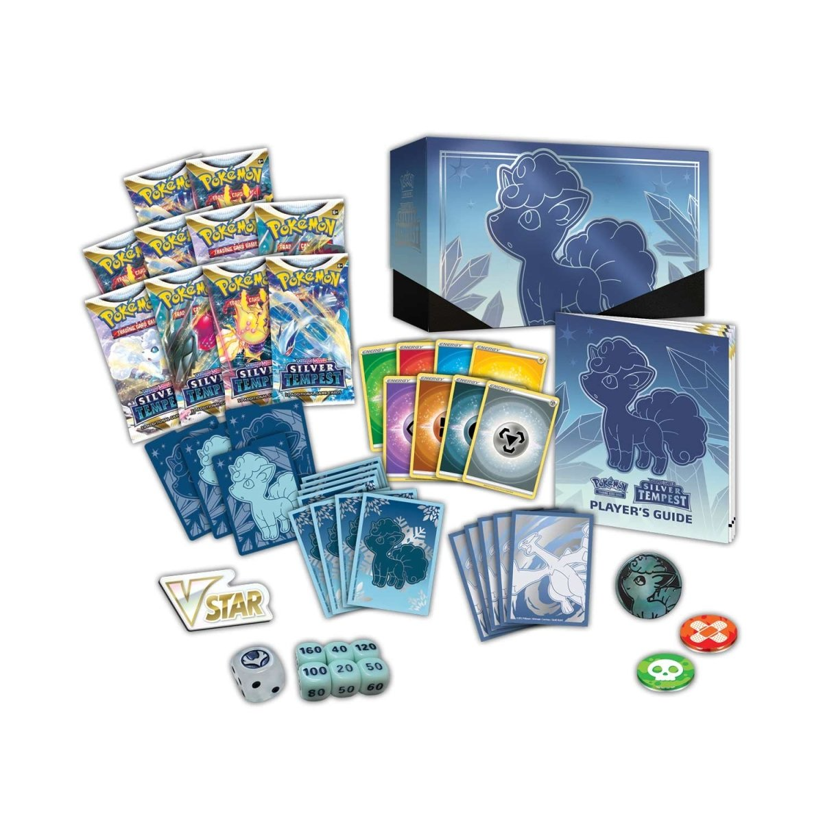 2022 Pokemon Sword & Shield Silver Tempest Pokemon Center Elite Trainer Box