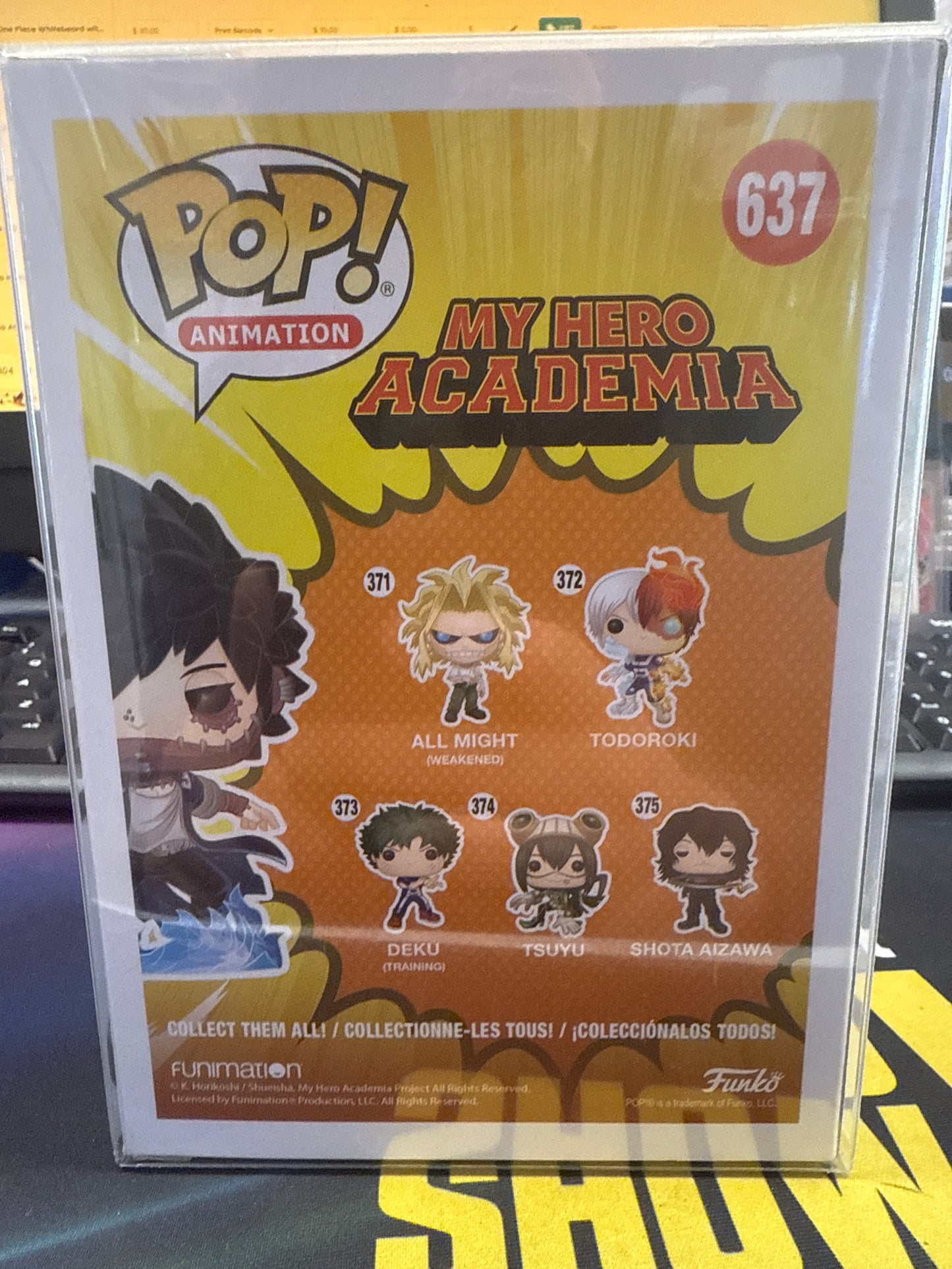 Funko My Hero Academia Dabi 637 2019 Fall Convention Limited Edition