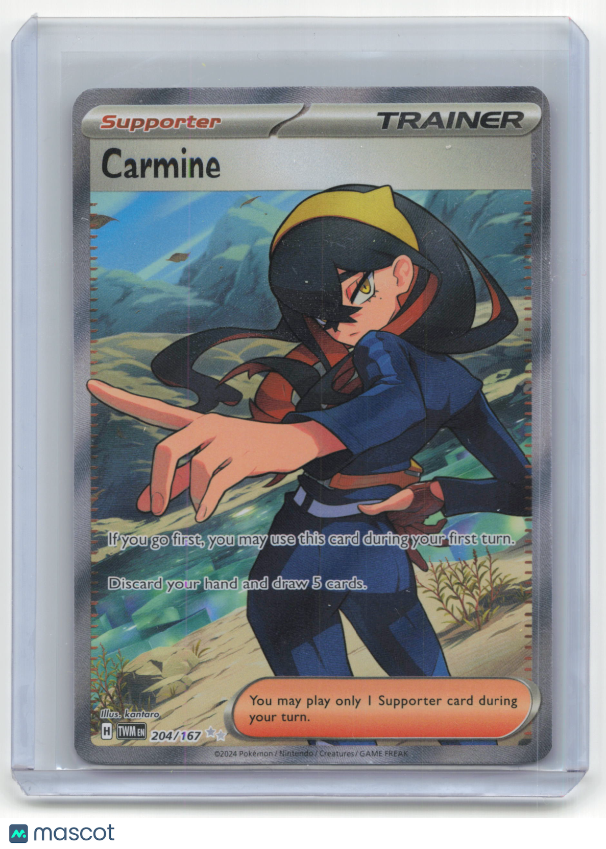 2024 Pokemon Carmine Twilight Masquerade #204/167 Near Mint