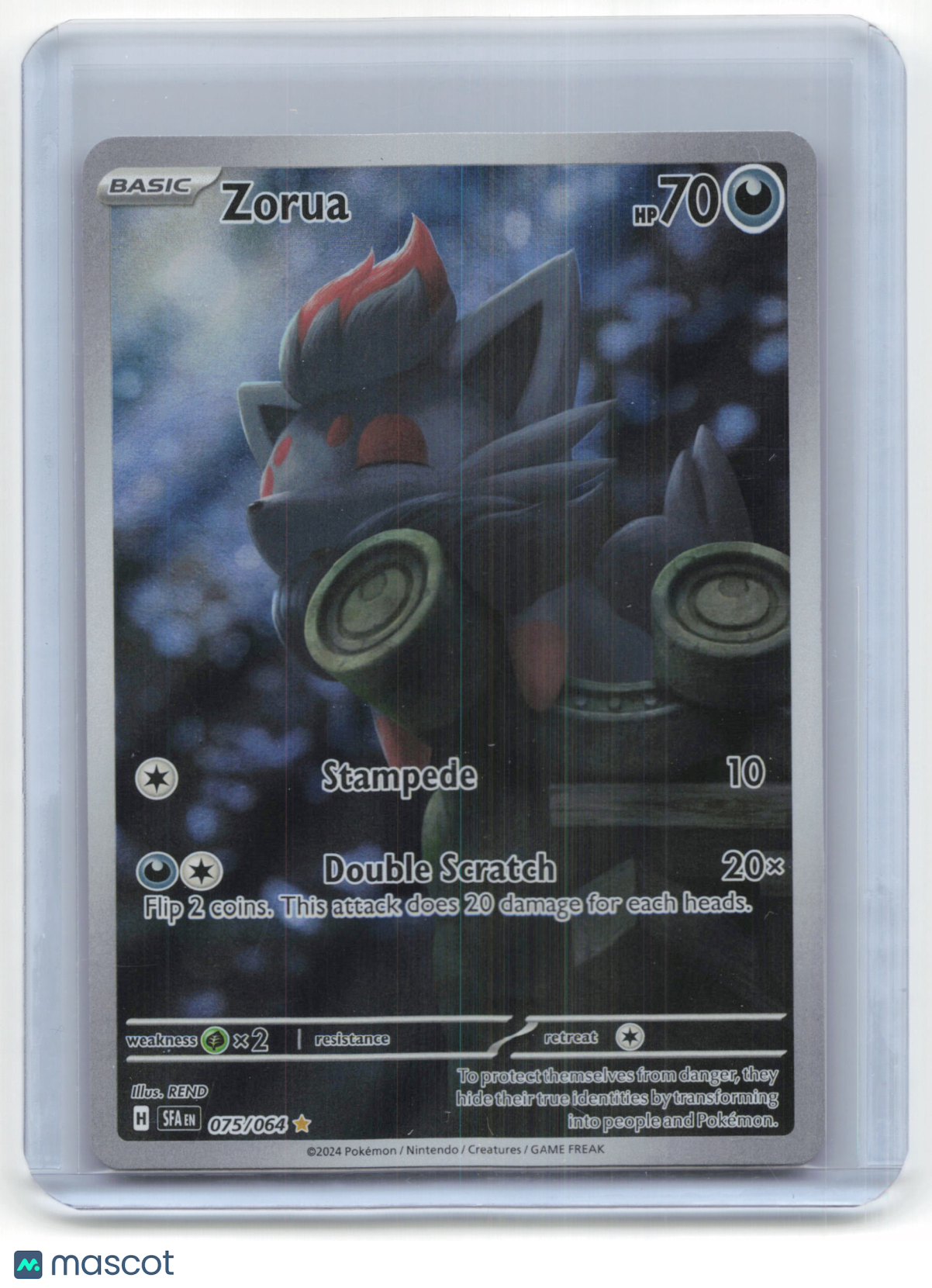 2024 Pokemon TCG Zorua Shrouded Fable #075/064