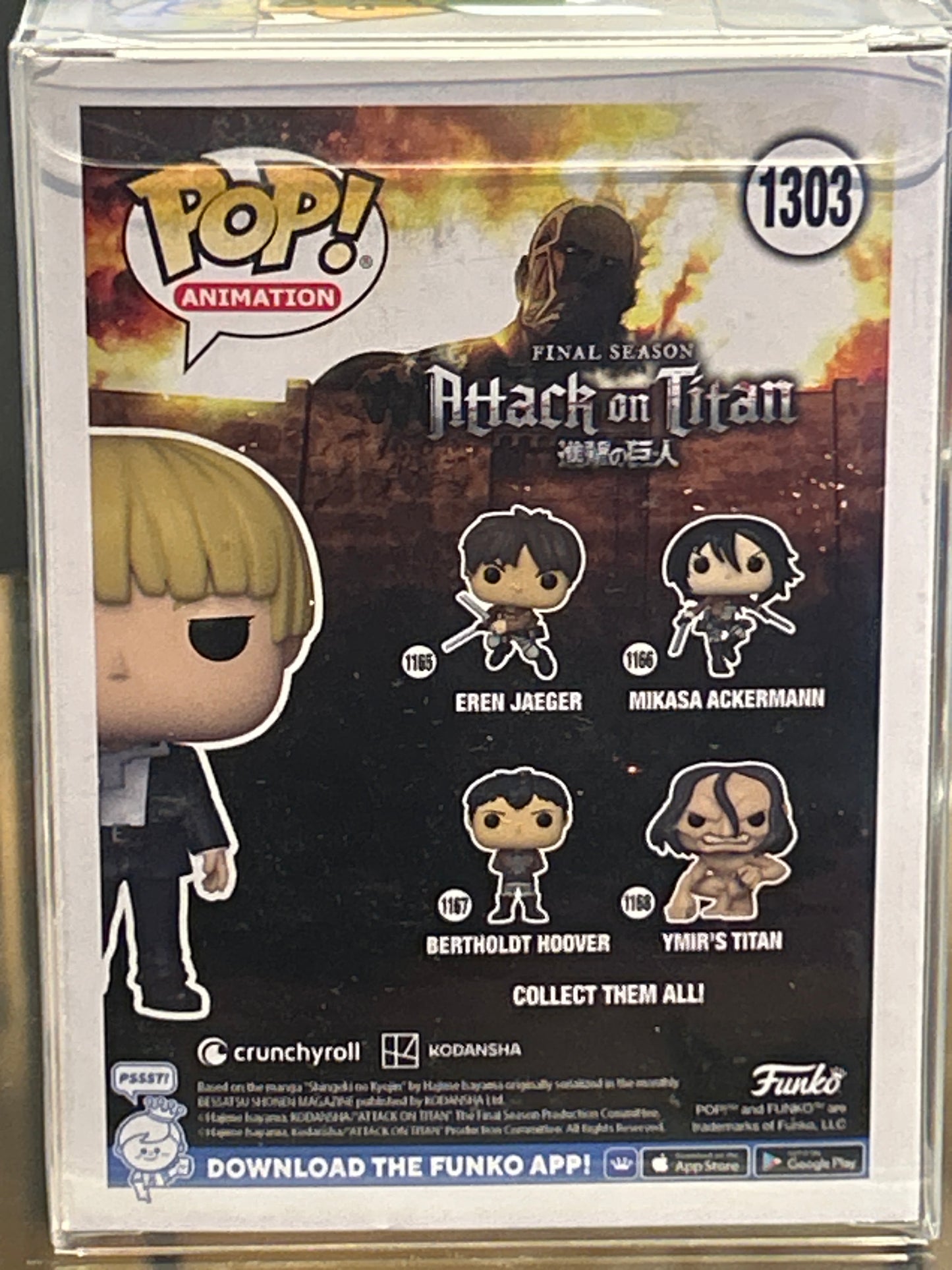 FunkoAttack on Titan Yelena # Very Good Funko - Papa Joey's Collectibles