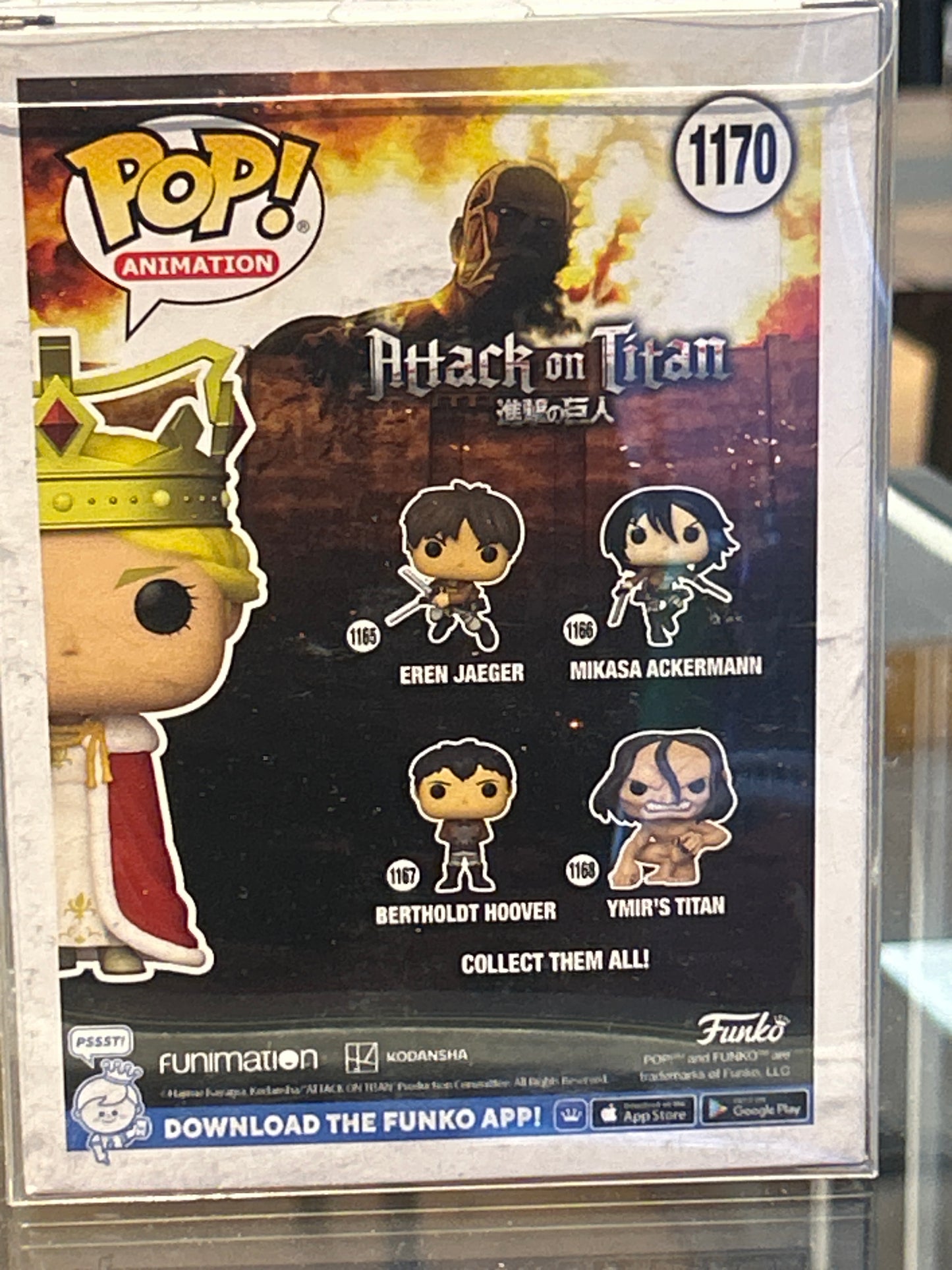 FunkoAttack on Titan Queen Historia # Very Good - Papa Joey's Collectibles
