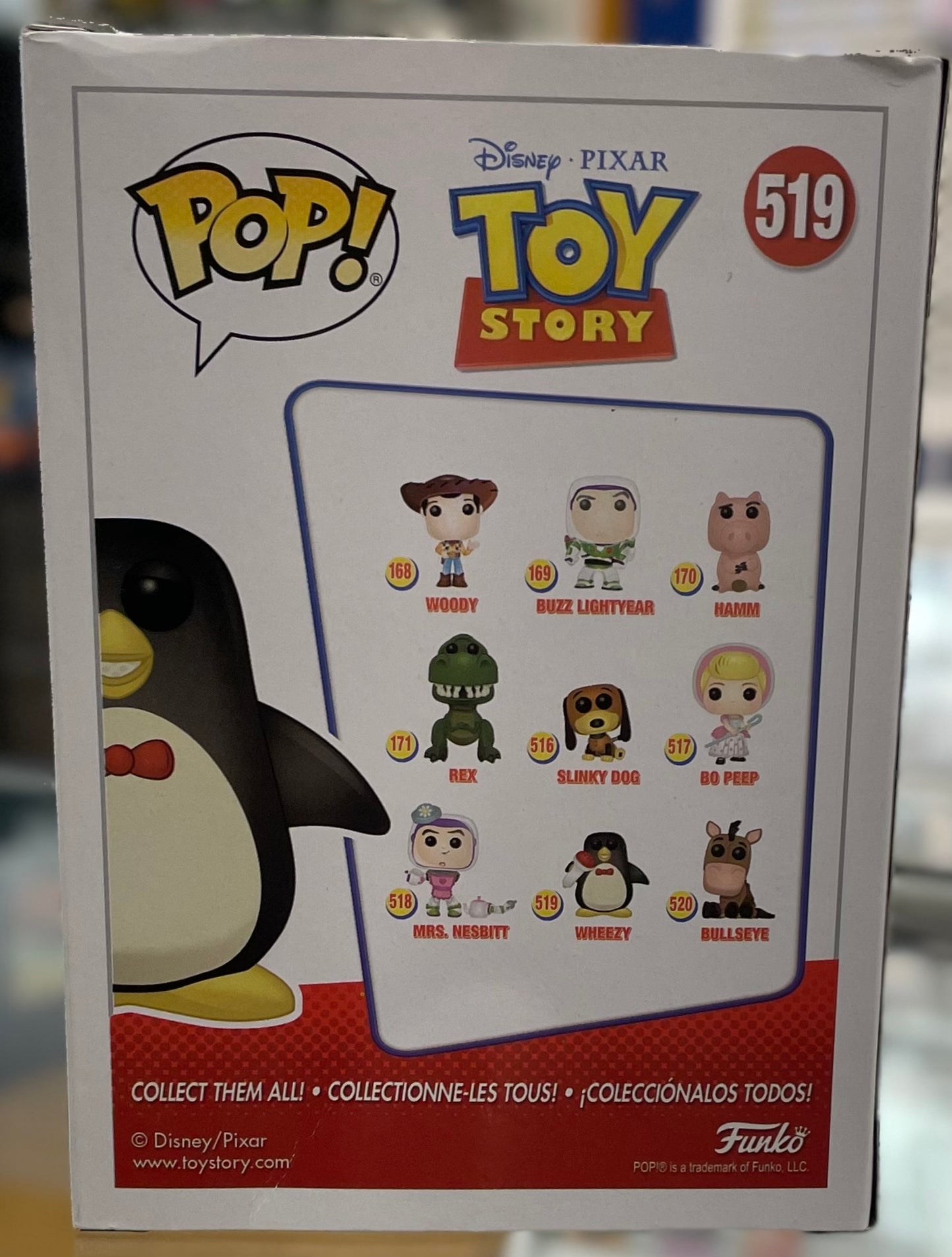 Funko Pixar Toy Story: Wheezy #519 (Good) - Papa Joey's Collectibles