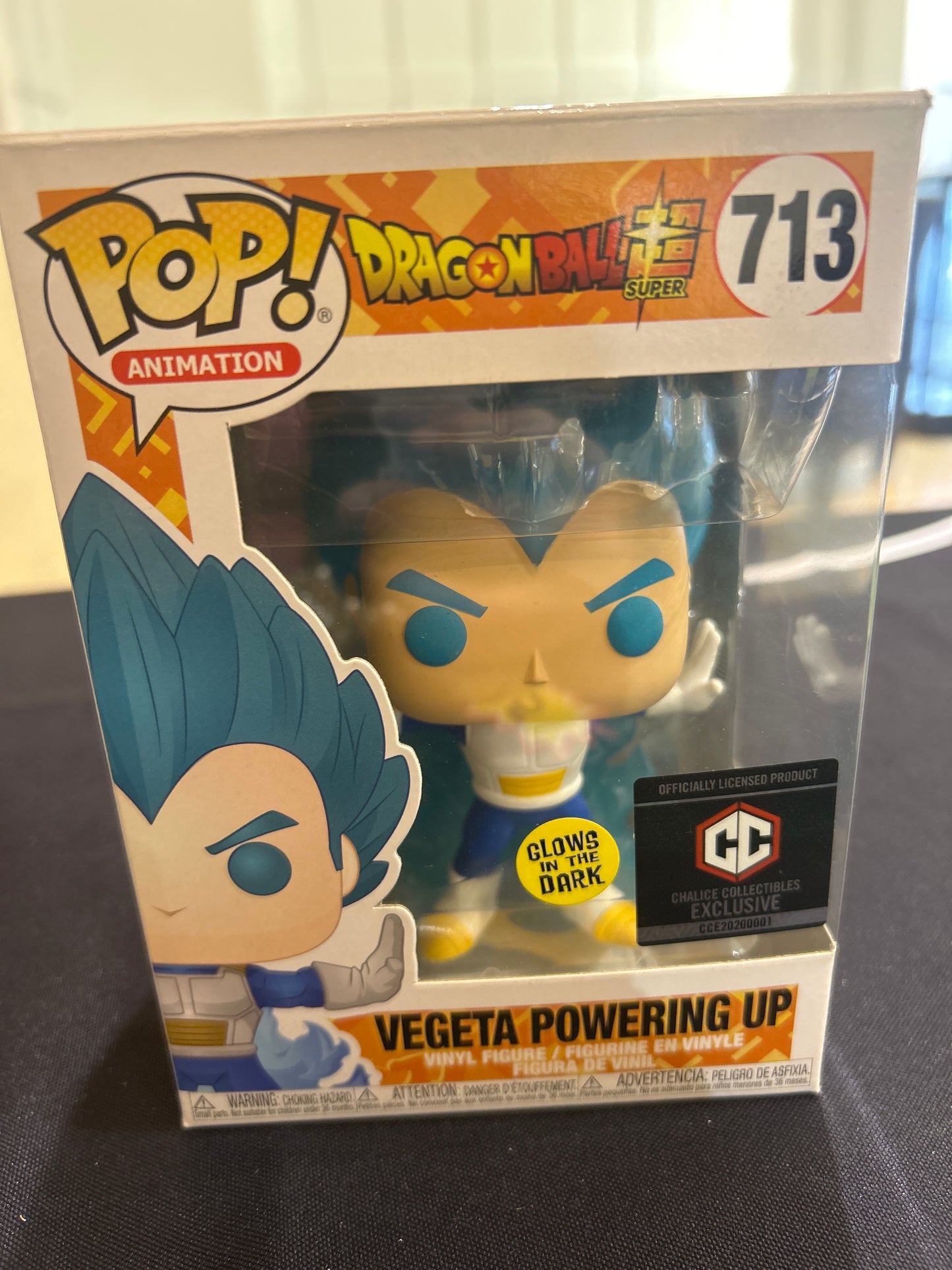POP! Animation Dragon Ball Z Super 713 VEGETA POWERING UP Chalice Collectibles Exclusive