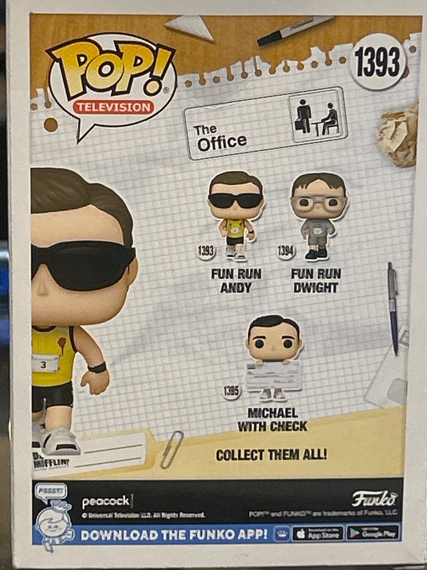 FunkoThe Office (US) Fun Run Andy # Very Good - Papa Joey's Collectibles
