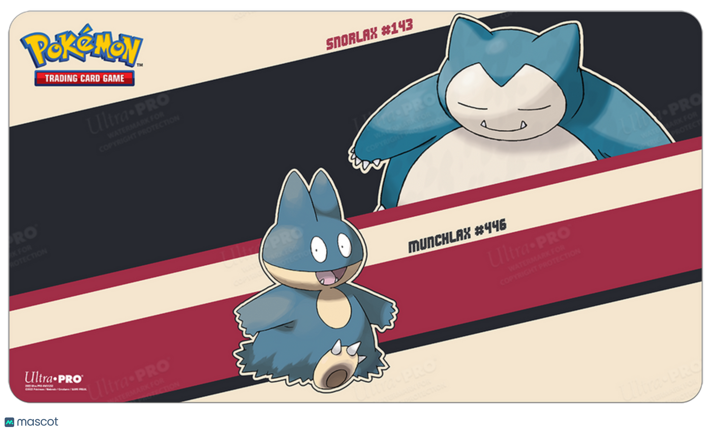 2025 Ultra PRO | Pokemon Snorlax and Muchlax Playmat
