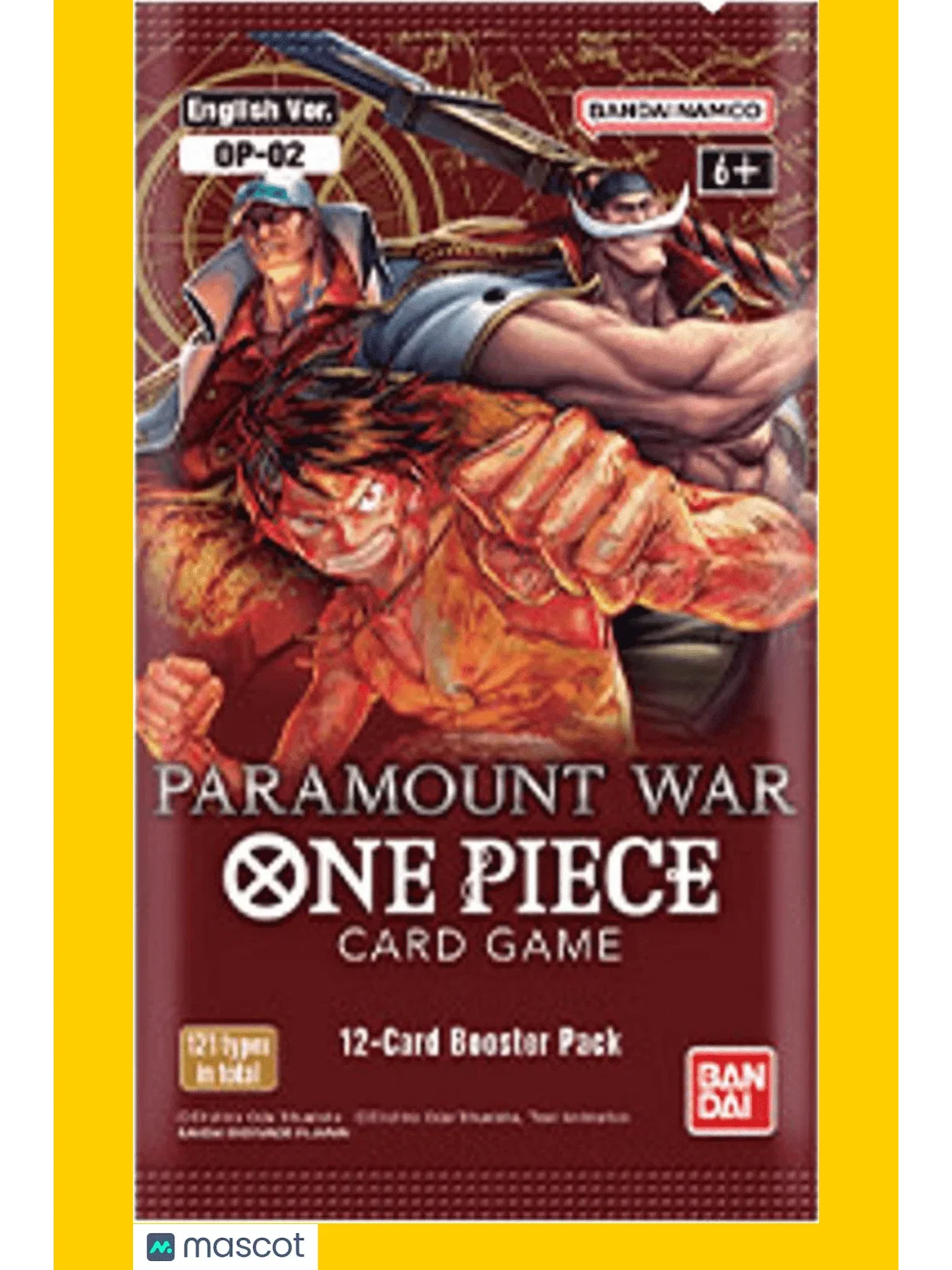 One Piece Paramount War (OP-02) Booster Pack - Papa Joey's Collectibles