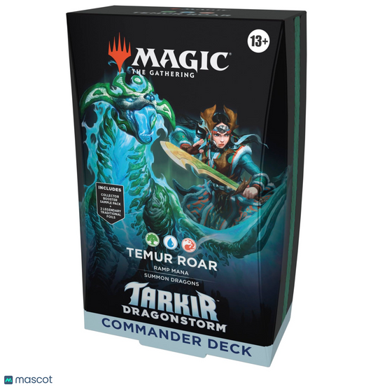 2025 Magic: The Gathering Tarkir: Dragonstorm Temur Roar Commander Deck