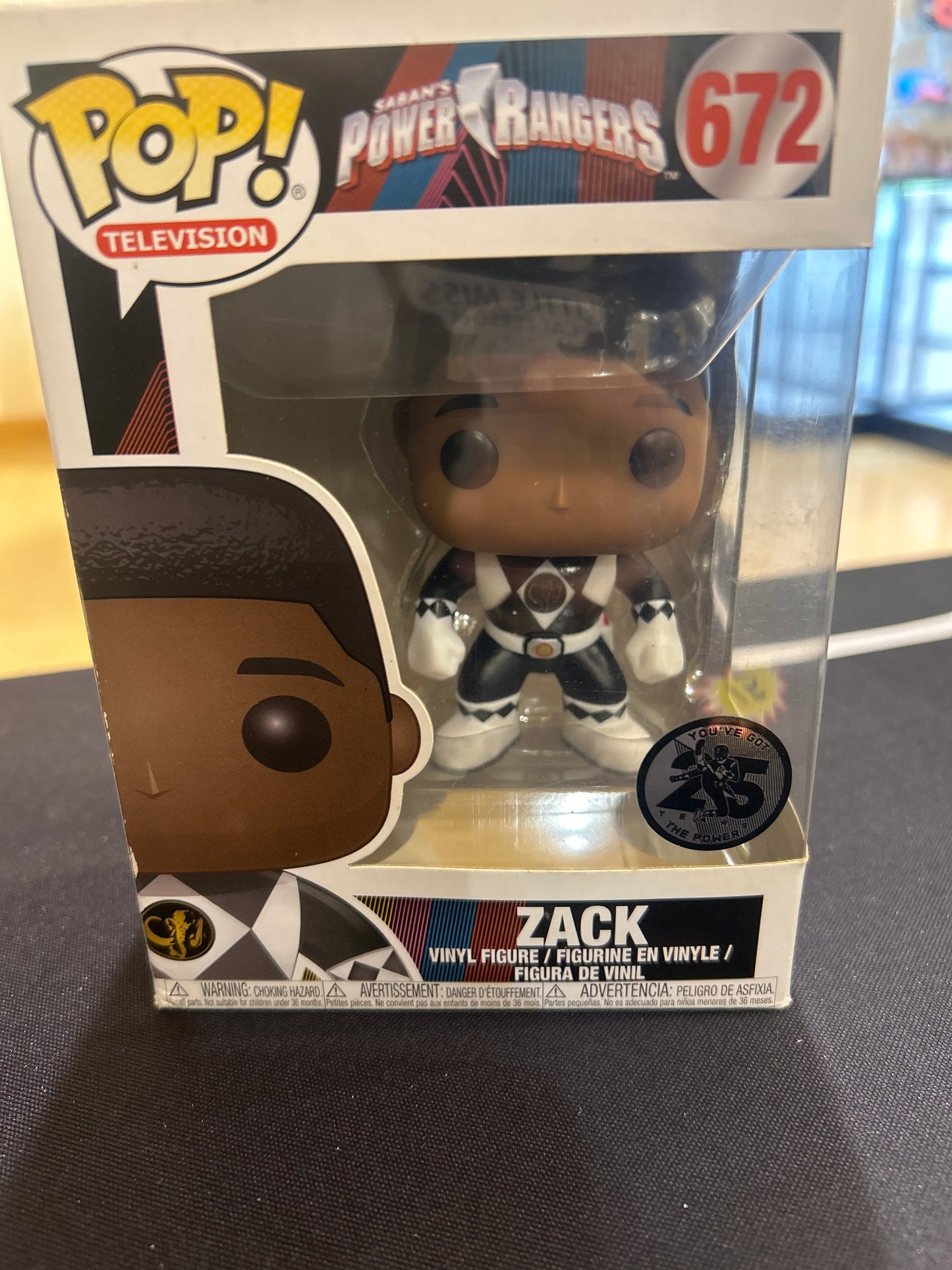 POP! TELEVISION SABAN'S POWER RANGERS 672 ZACK 25 Years