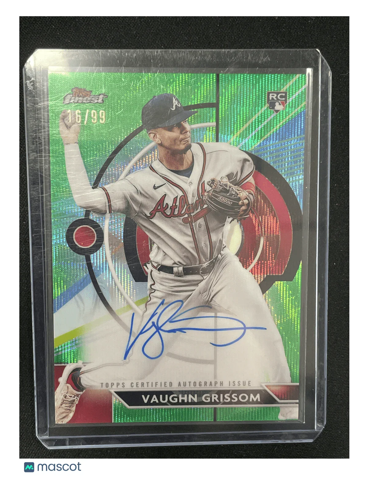 2023 Topps Finest Baseball Vaughn Grissom Autograph /99 #06/99 - Papa Joey's Collectibles