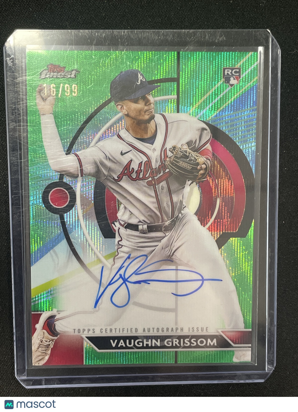 2023 Topps Finest Baseball Vaughn Grissom Autograph /99 #06/99