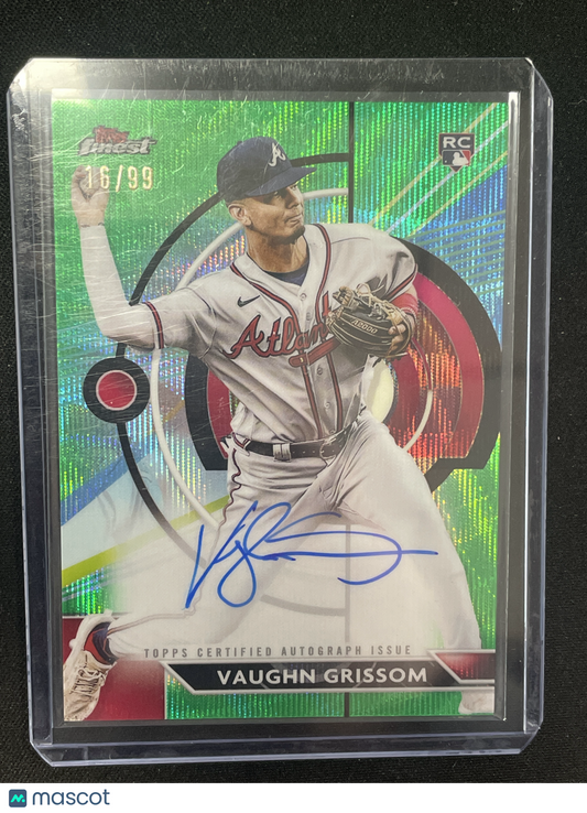 2023 Topps Finest Baseball Vaughn Grissom Autograph /99 #06/99