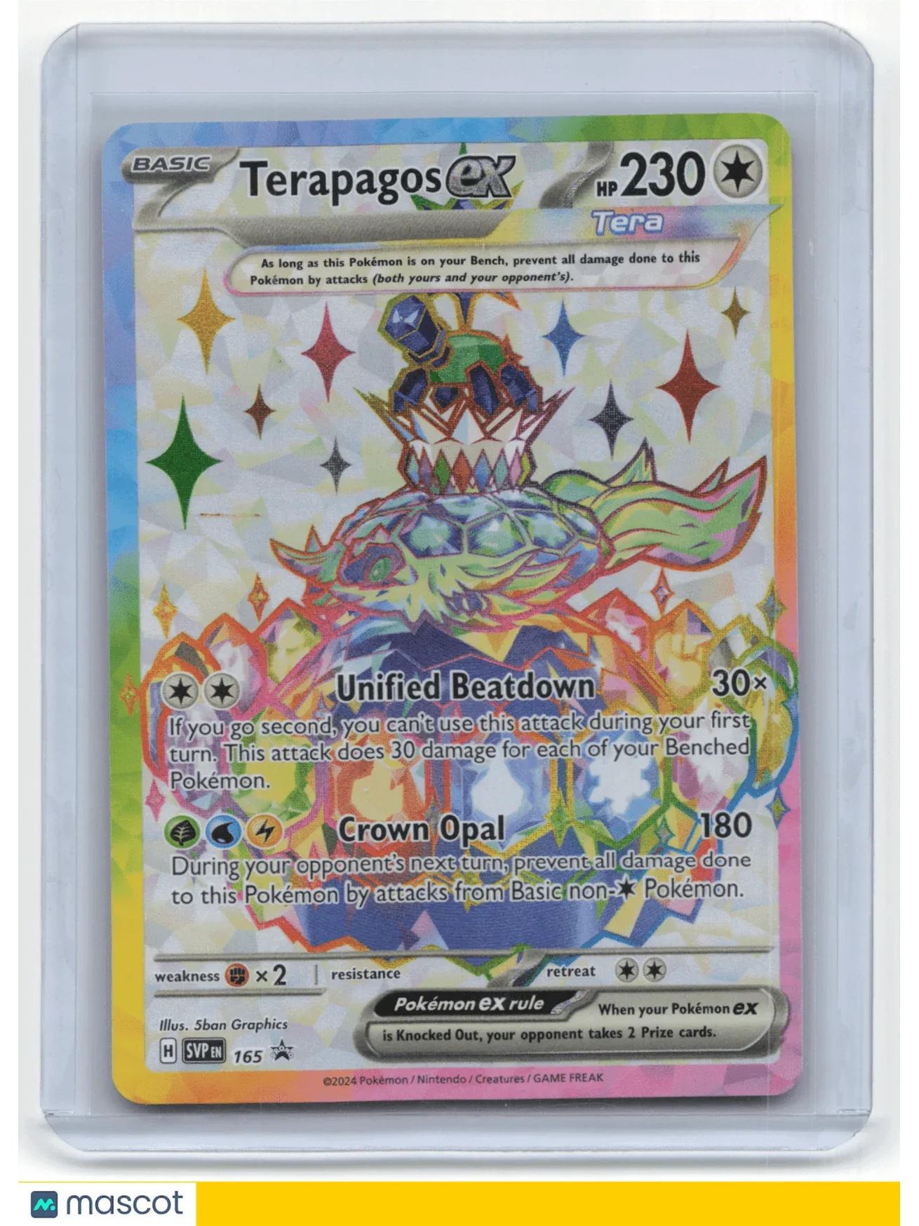 2023 Pokemon Terapagos Scarlet & Violet #SVP165 Promo - Papa Joey's Collectibles