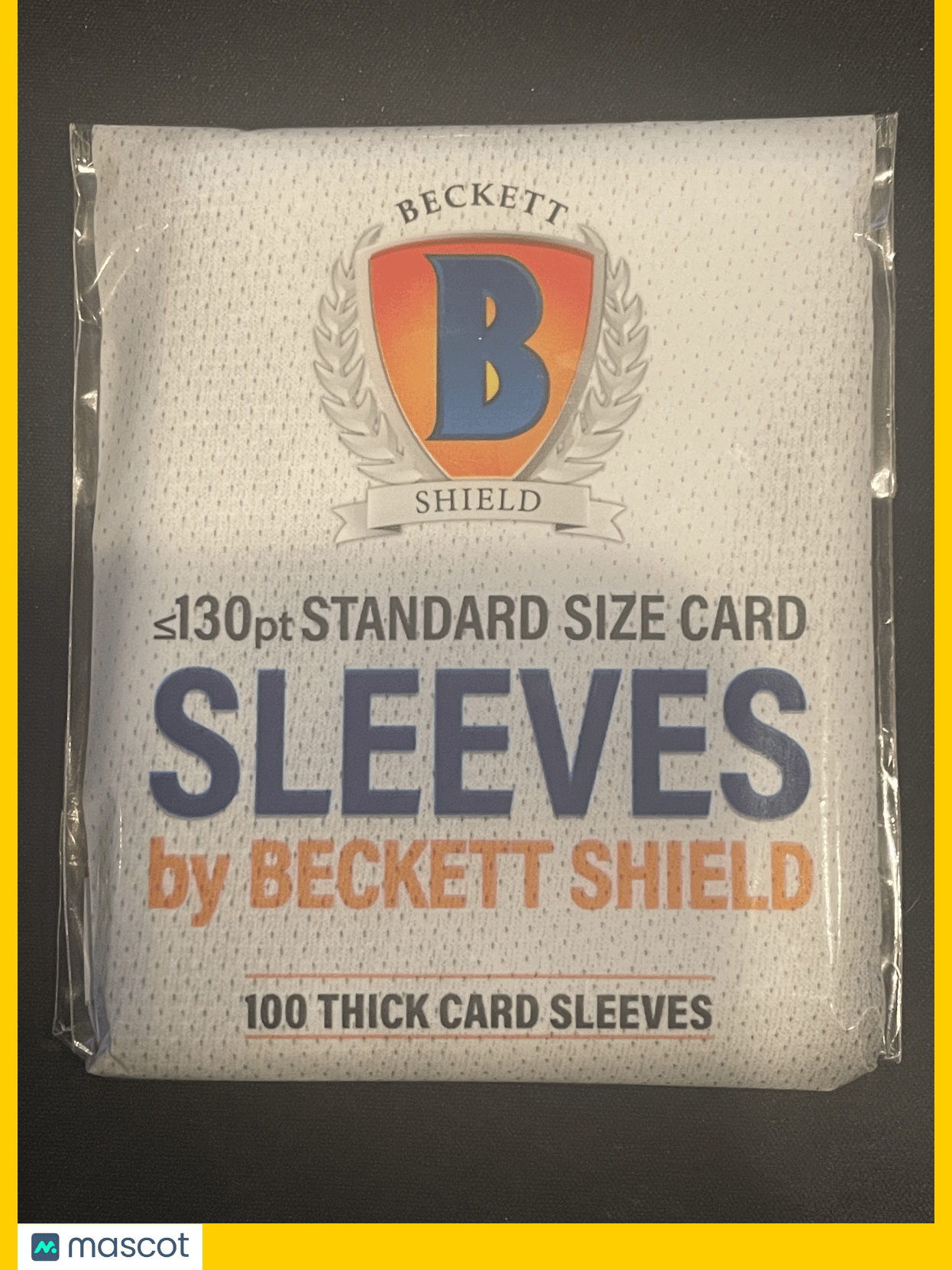 Beckett Shield Standard 130 Pt. Card Sleeves