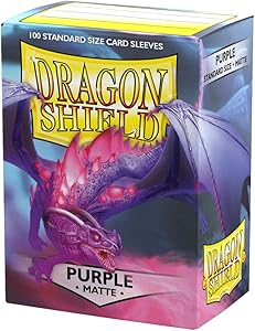 Dragon Shield Standard 20 Pt. Card Sleeves Purple Matte