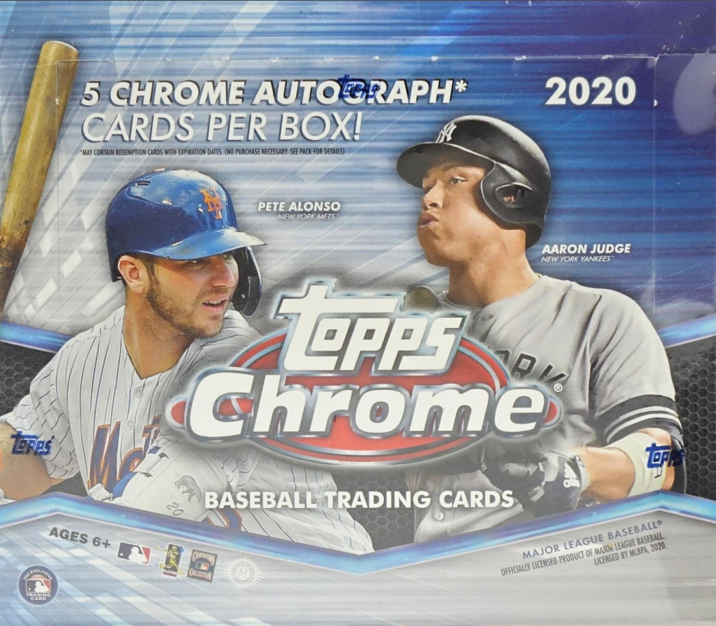 2020 Topps Chrome Baseball Hobby Jumbo Pack