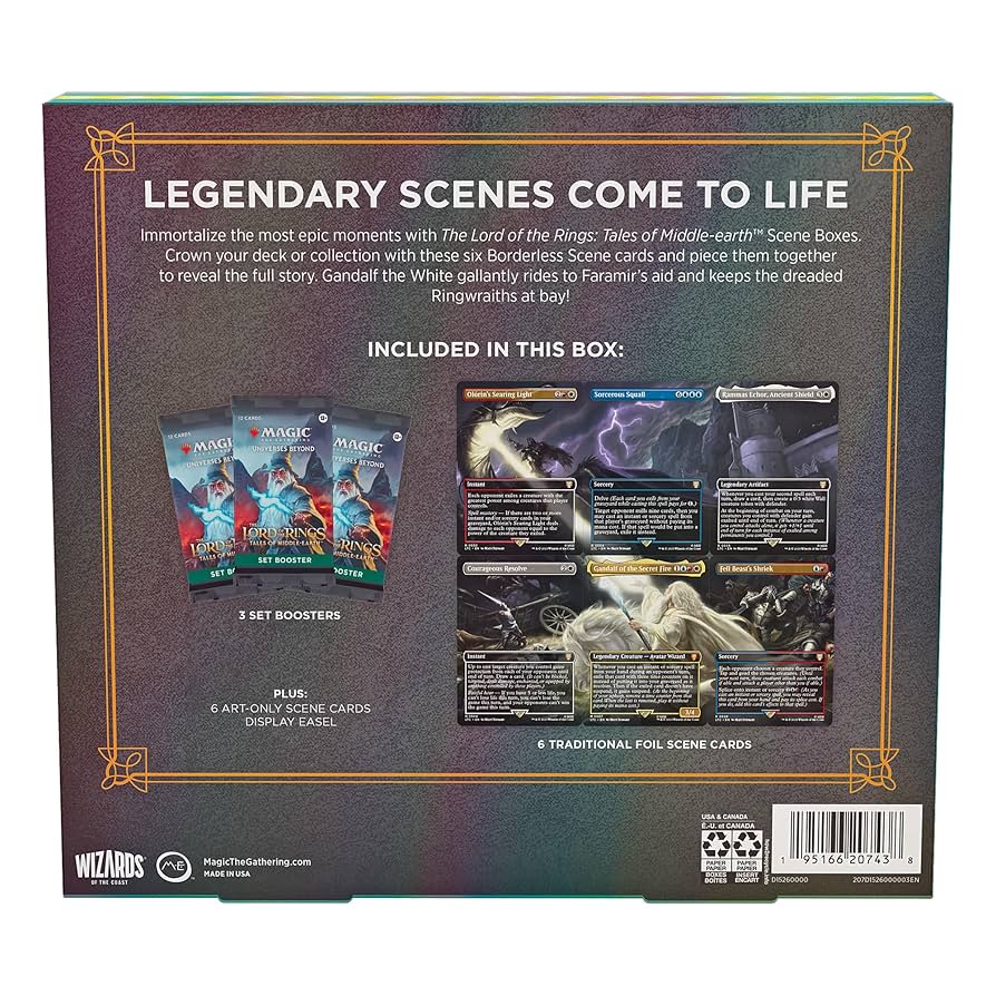 MagicTG Lord of the Rings Tales of MIddleEarth Gandalf Pelennor Fields Scene Box