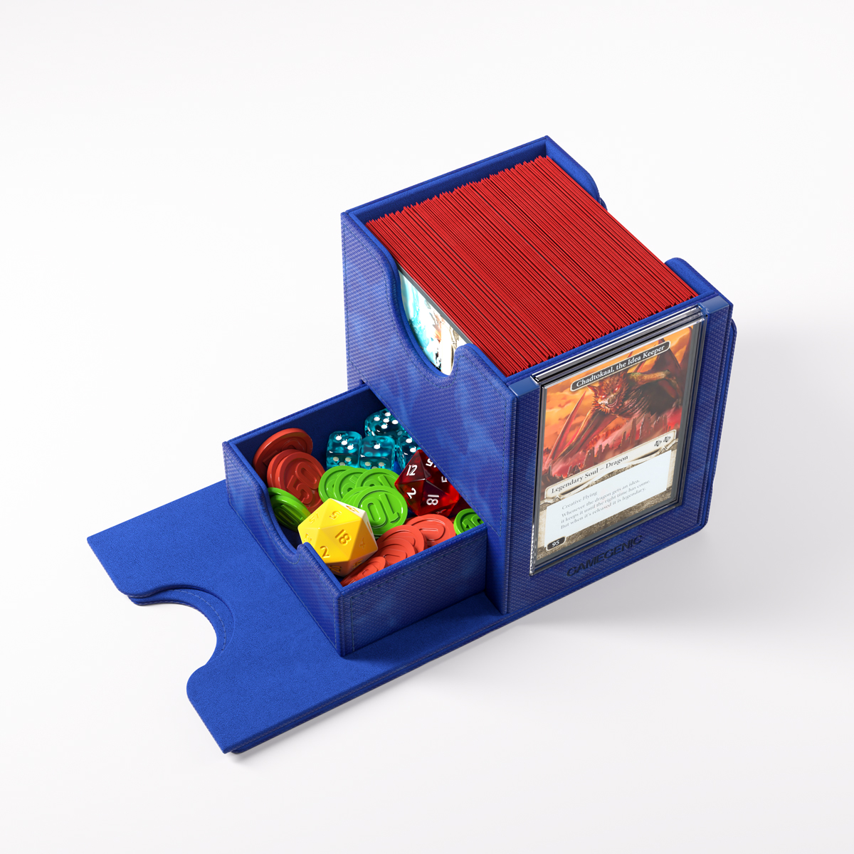 Gamegenic Sidekick Pro 100+ XL Convertible Blue Deck Box