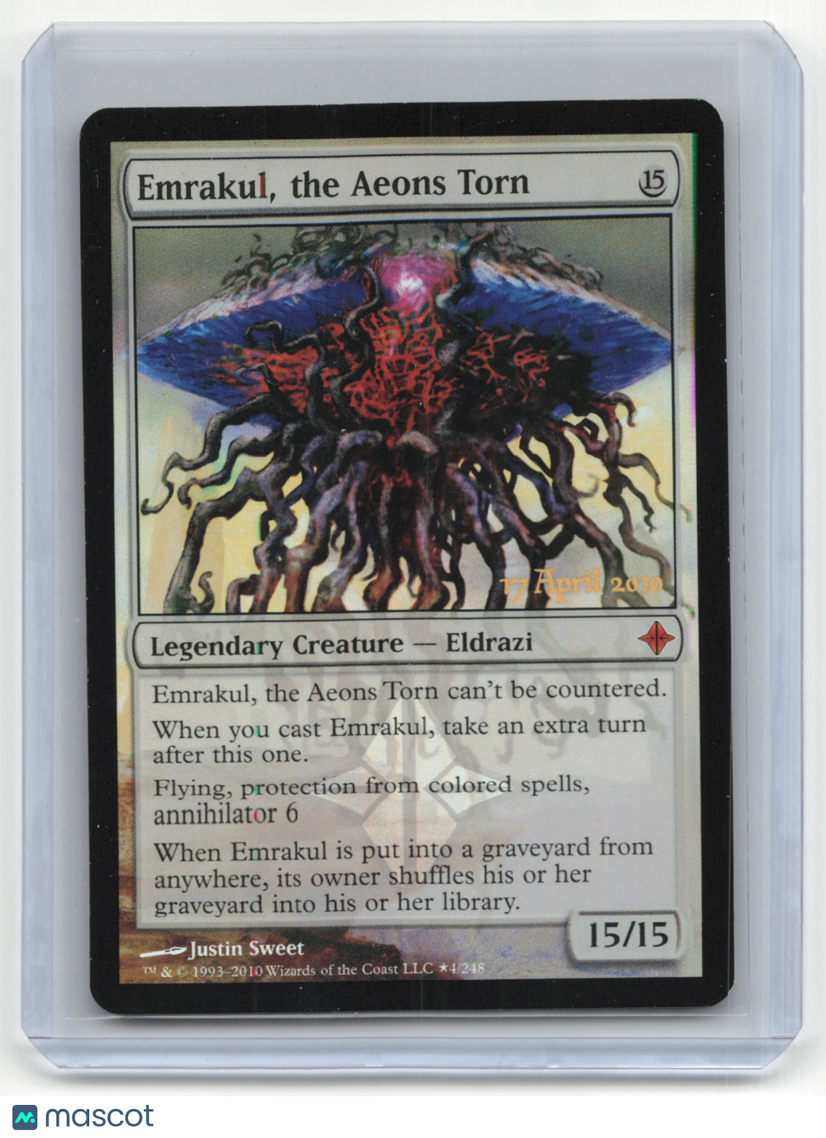 2010 Magic: The Gathering Emrakul, the Aeons Torn Prerelease Promos #4/248 Foil